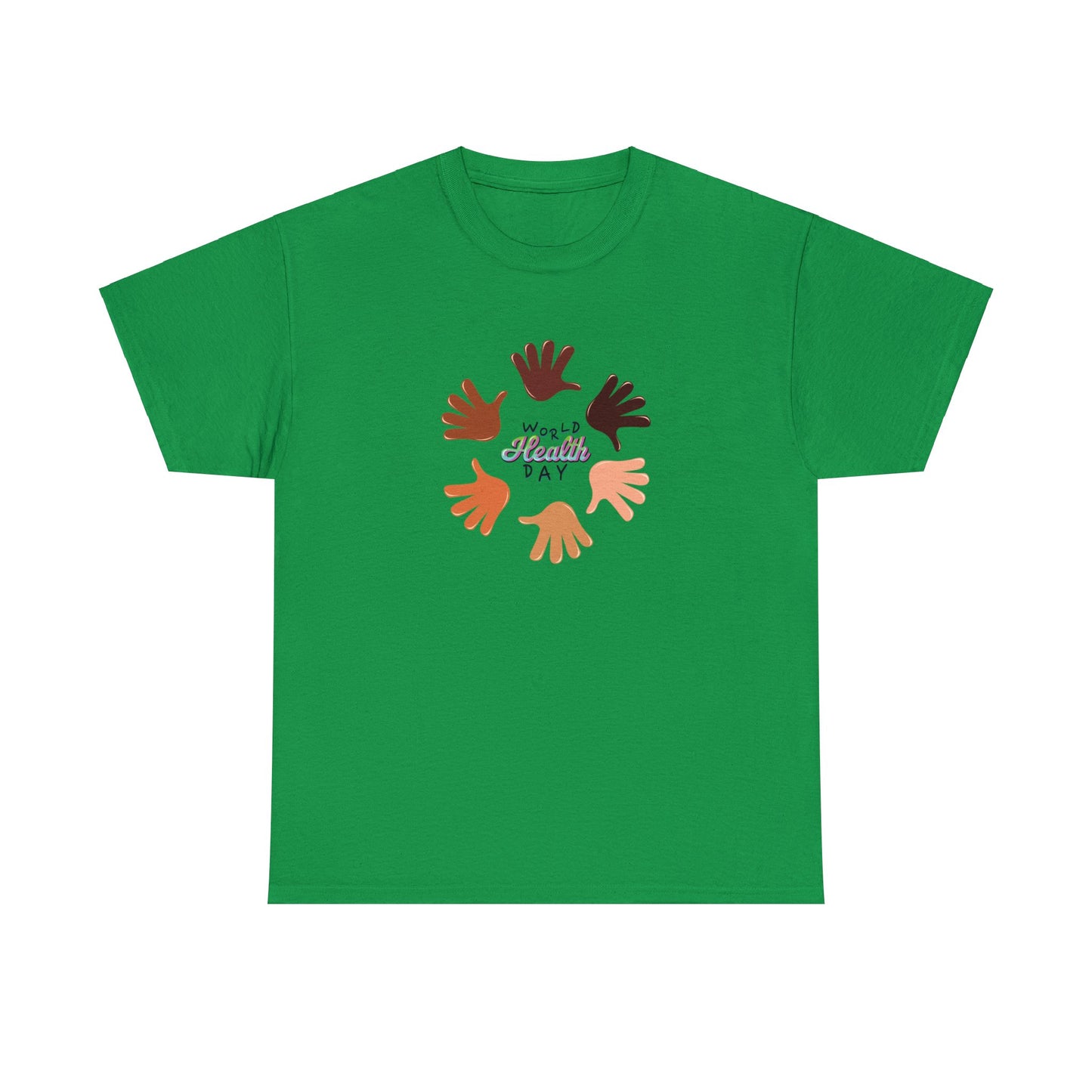 Unisex Heavy Cotton Tee Adult/Teen Activewear Great Quality Low Prices Most Tees Under 12$ Comes In Many Colors World Health Day Awareness