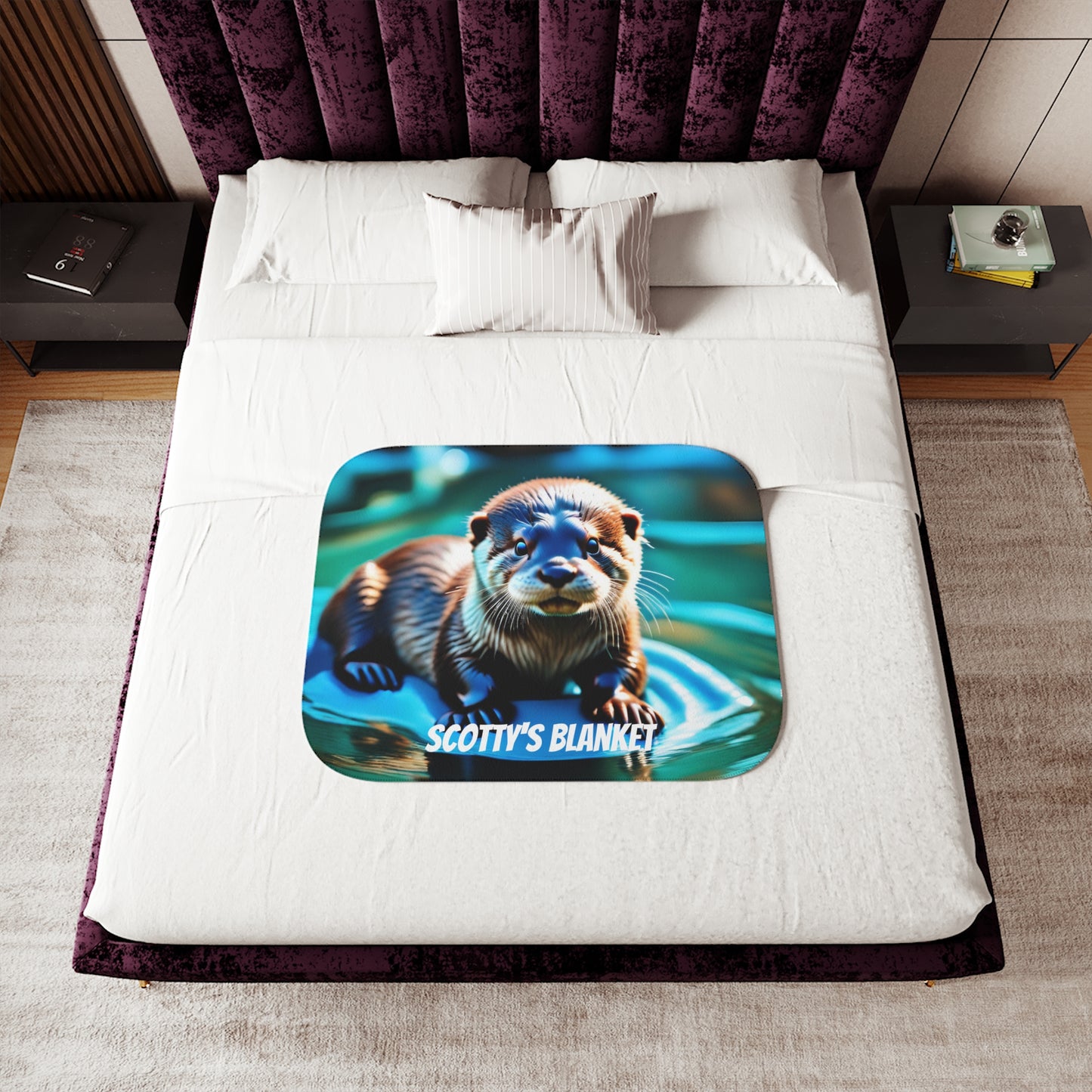 Sherpa Blanket, If You Want This Image Made into A Bedroom Set ( no extra fee ) call for details 1-603-377-1833