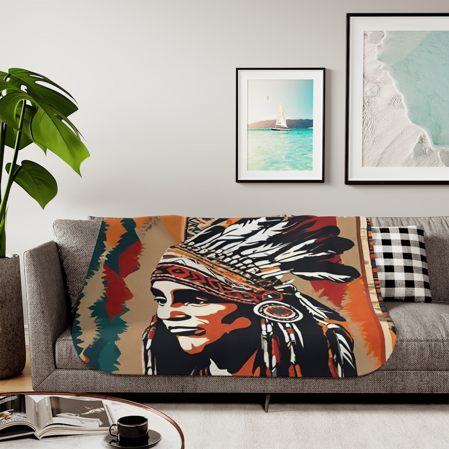 Sherpa Blanket, Two Colors Adult/Teen Comes In Three Sizes Accessories Decor