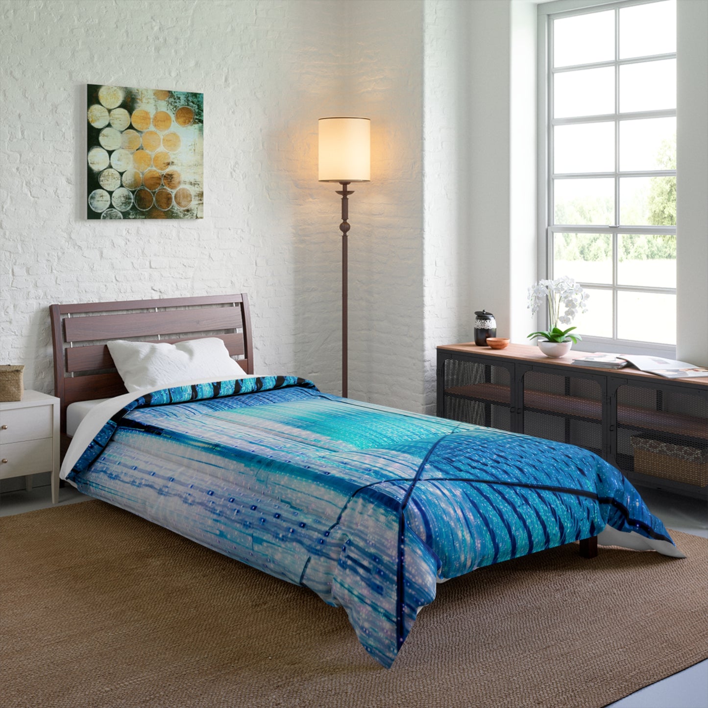 Comforter Has Matching Products Comforter 2 Pillow Shams and Lamp with Shipping is Under 268$, Rugs and Curtains Coming 3/1/24 Adult - Children Accessories Decor
