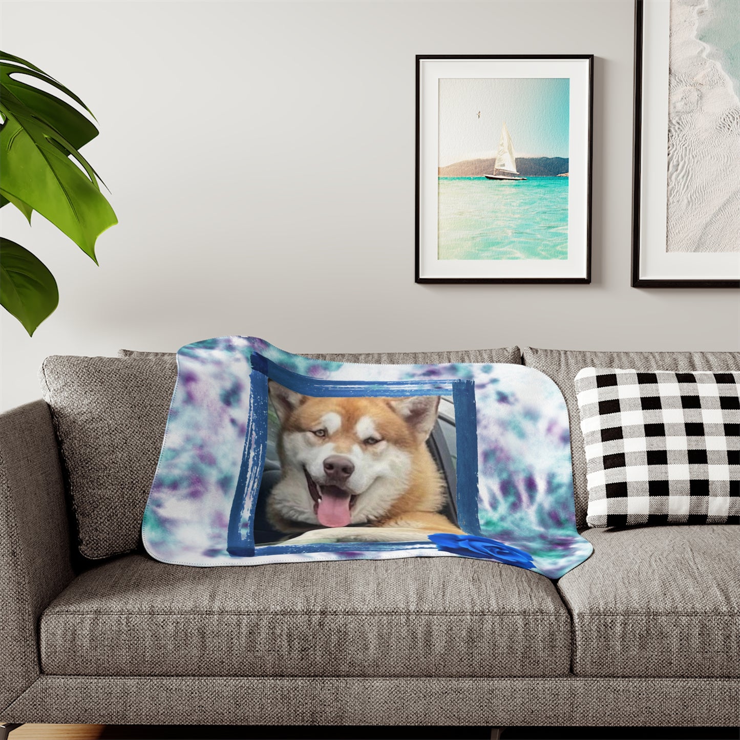 Sherpa Blanket, If You Want This Image Made into A Bedroom Set ( no extra fee ) call for details 603-377-1833