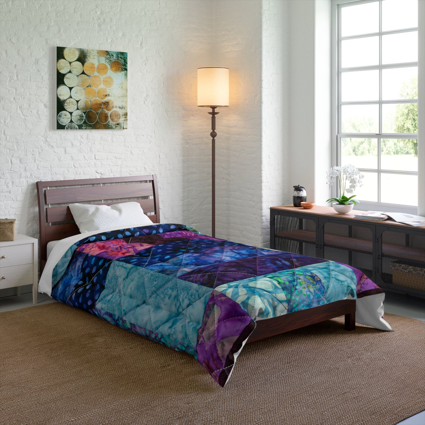Comforter Not True Quilt Its Printed If You Would Like This Turned Into a Set Call 1-603-377-1833 Thank You
