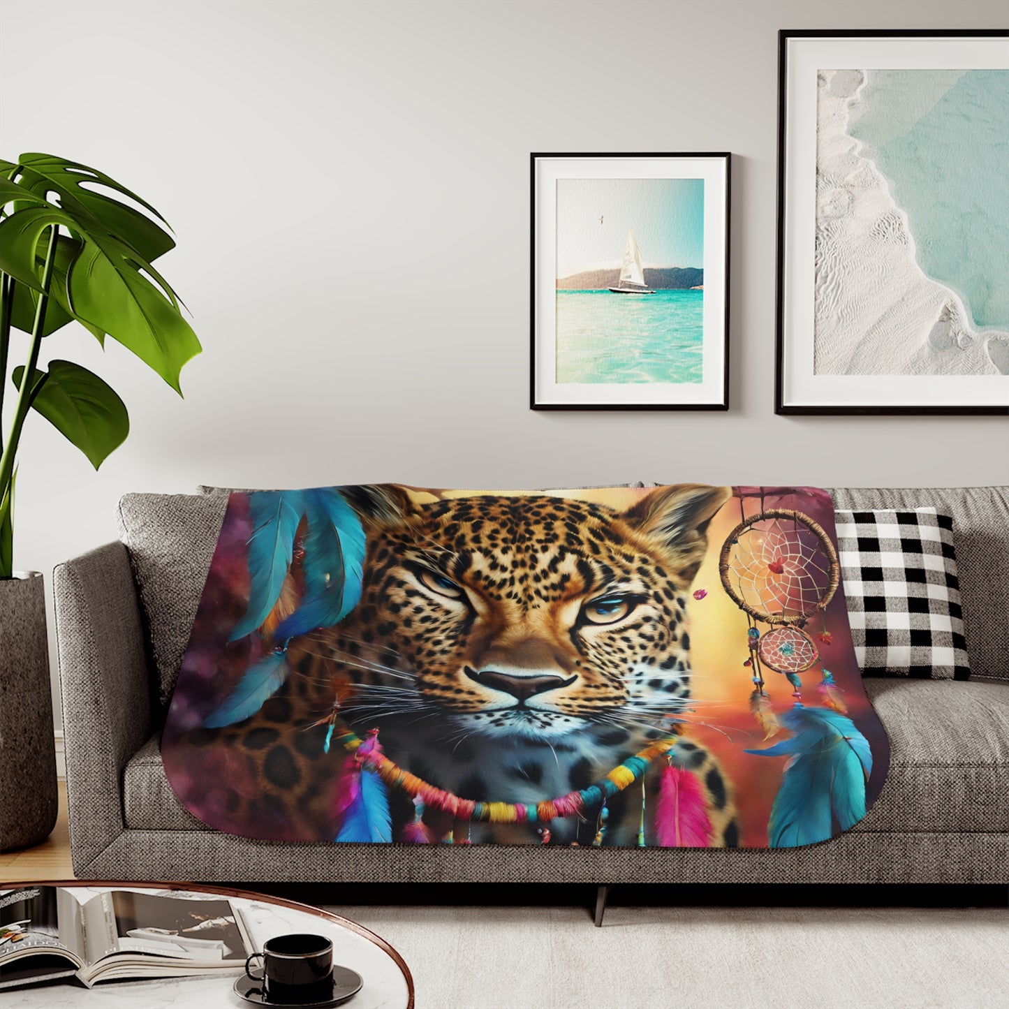 Sherpa Blanket, Two Colors If You Want This Image Made into A Bedroom Set ( no extra fee ) call for details 603-377-1833