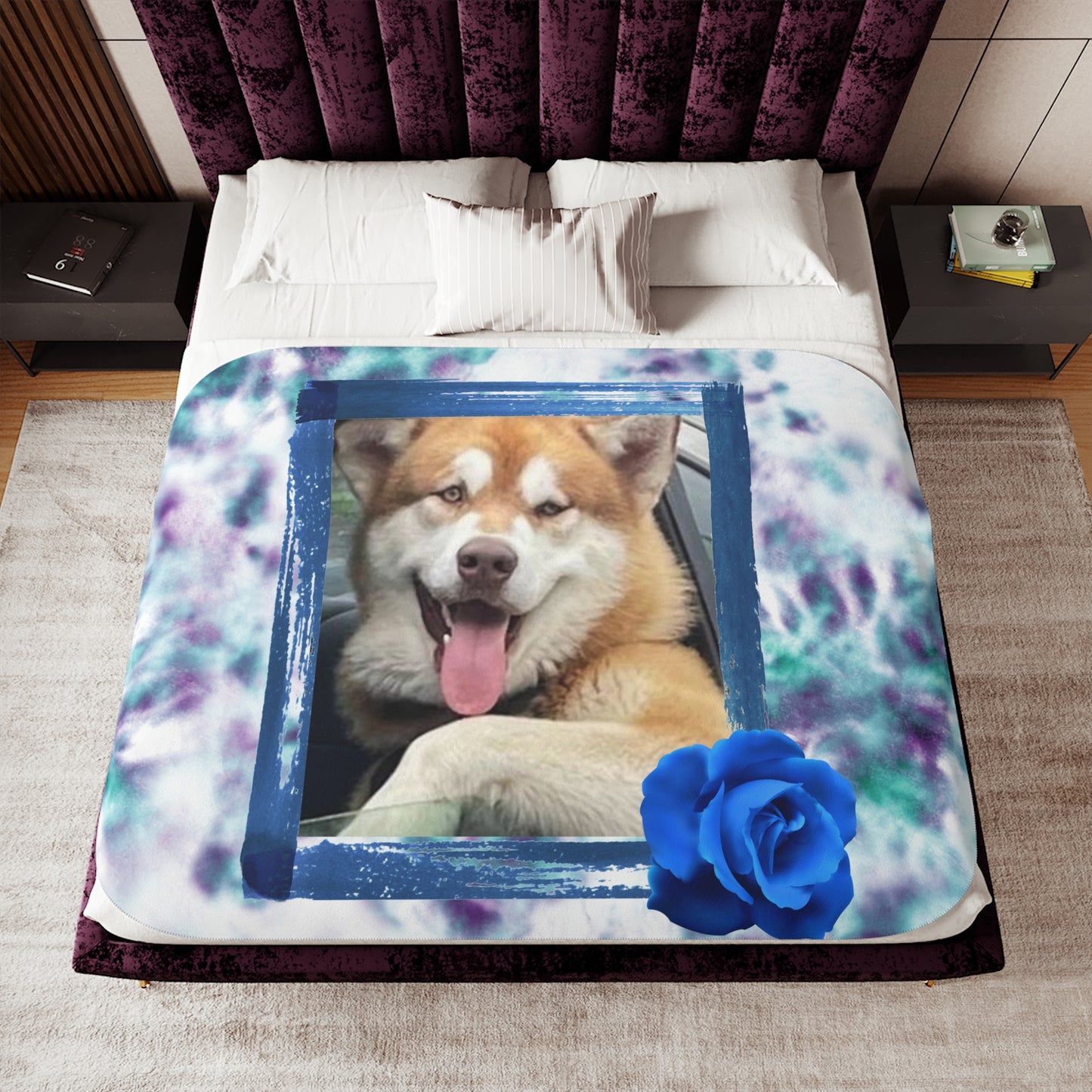 Sherpa Blanket, If You Want This Image Made into A Bedroom Set ( no extra fee ) call for details 603-377-1833