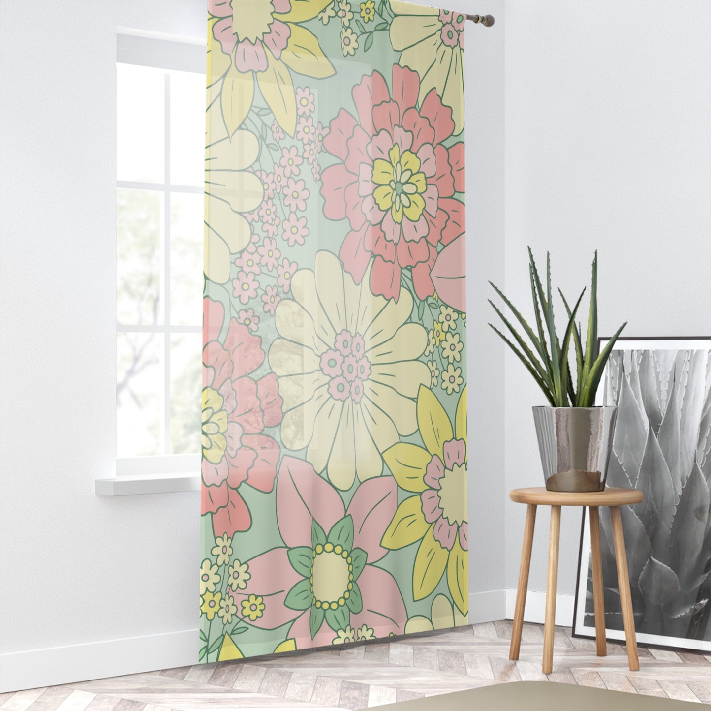 Window Curtain Full Set Available Comforter Pillow Sham Clock Round or Square Rugs Curtains Sheer or Blackout and Storage Boxes and More!!