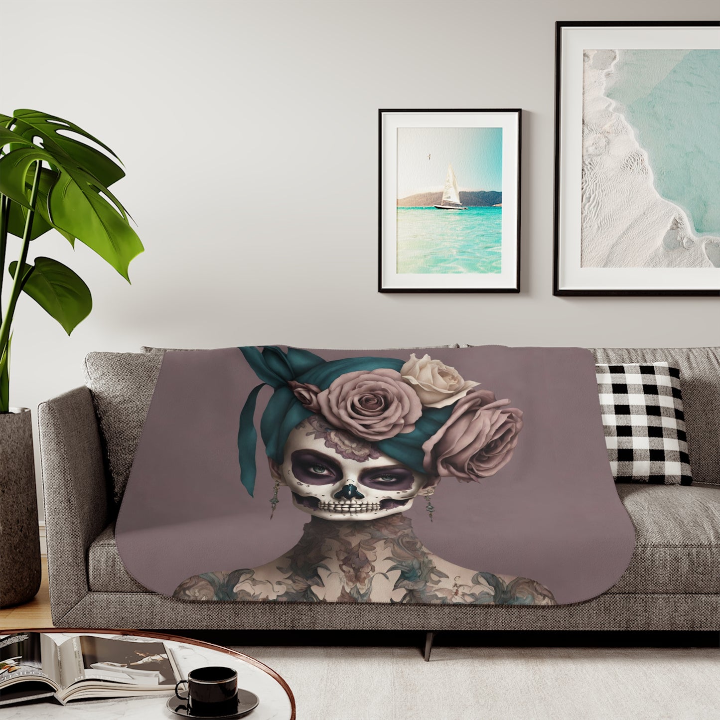 Sherpa Blanket, If You Want This Image Made into A Bedroom Set ( no extra fee ) call for details 603-377-1833