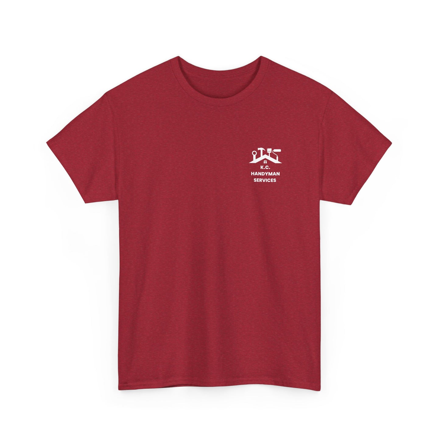Handyman Service Tee - Unisex Heavy Cotton T-Shirt, Work Shirt, Contractor Apparel, DIY Gift, Home Repair Merchandise