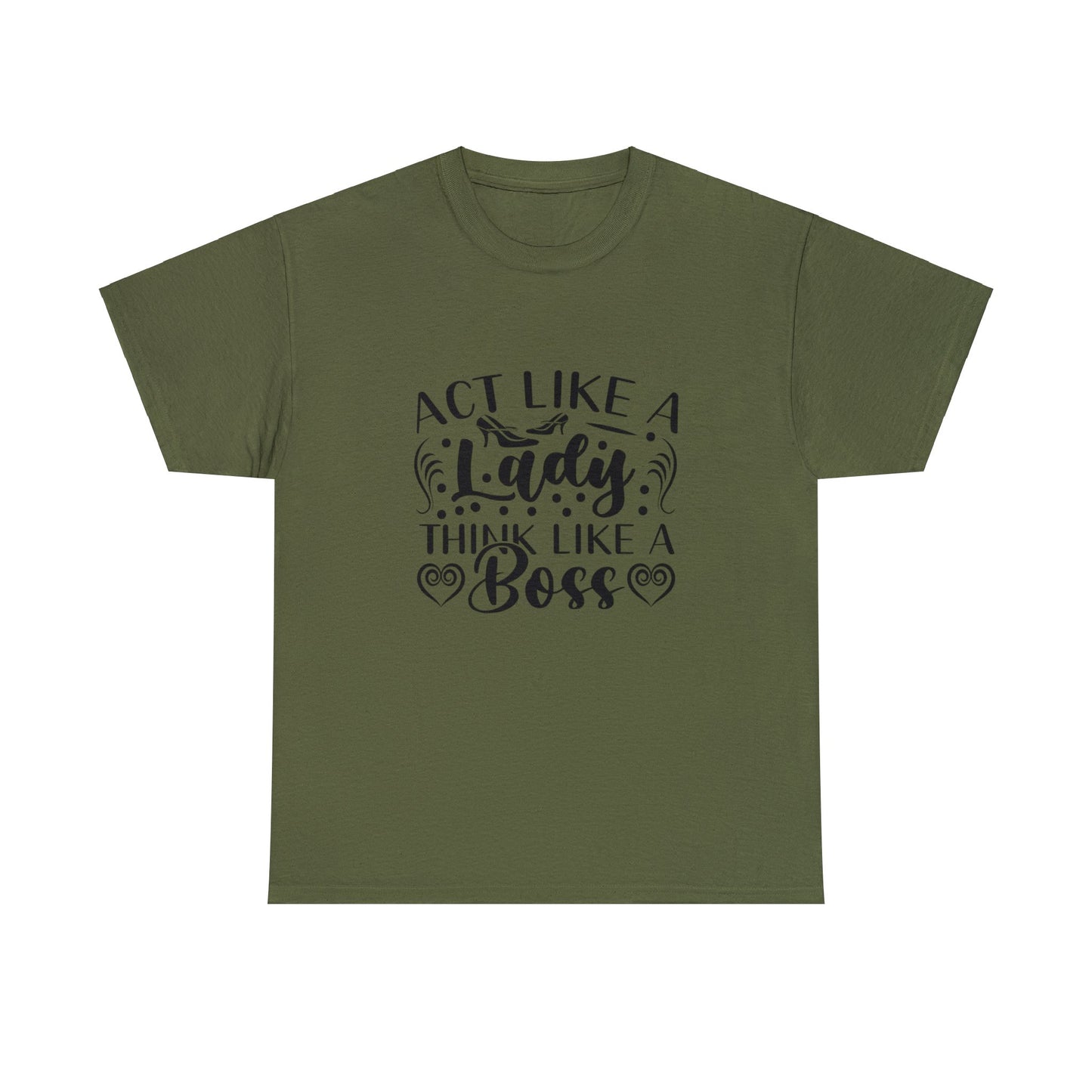 Unisex Heavy Cotton Tee Adult/Teen Activewear Comes In Various Colors