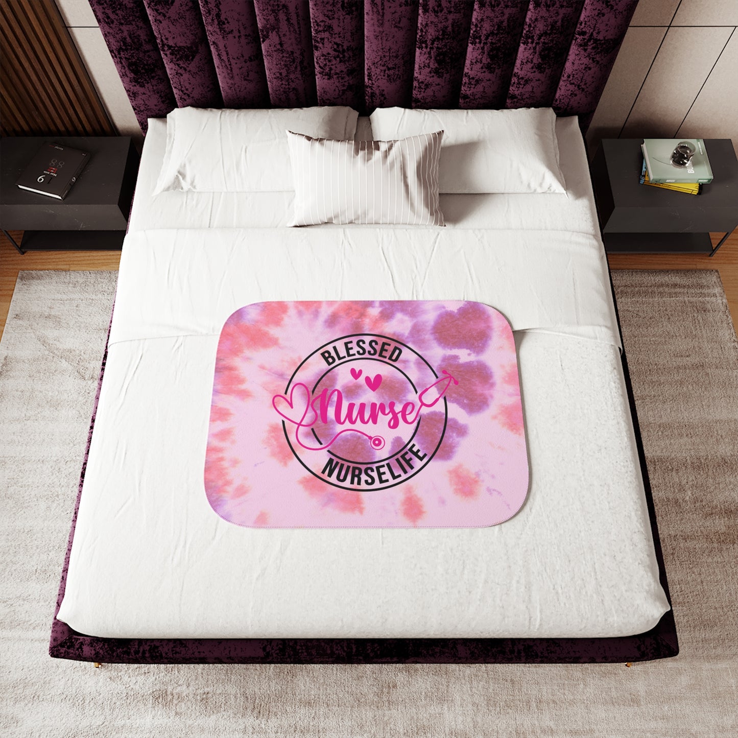 Sherpa Blanket, Two Colors Adult Accessories Decor