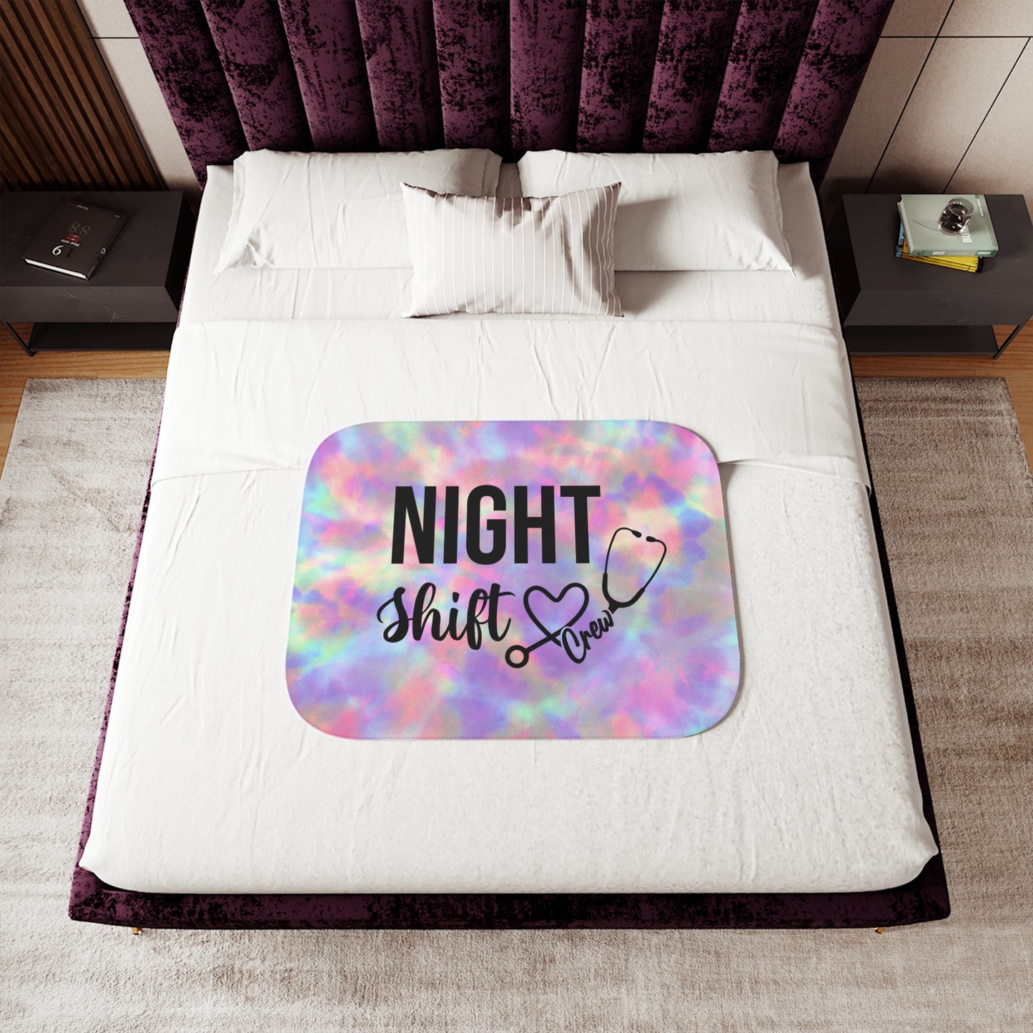 Sherpa Blanket, Two Colors Adult Accessories Decor