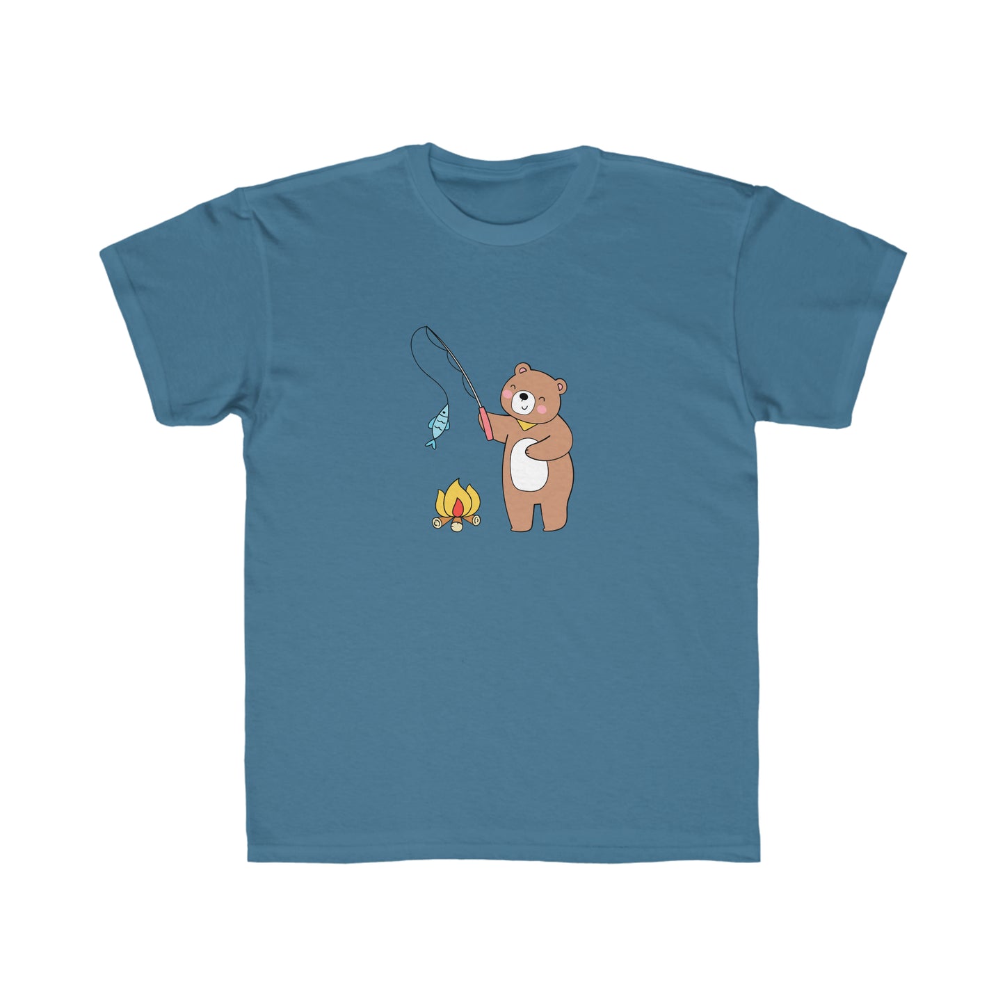 Kids Regular Fit Tee Unisex Activewear Under 12$ Comes In Many Colors Great For Camping And Summer
