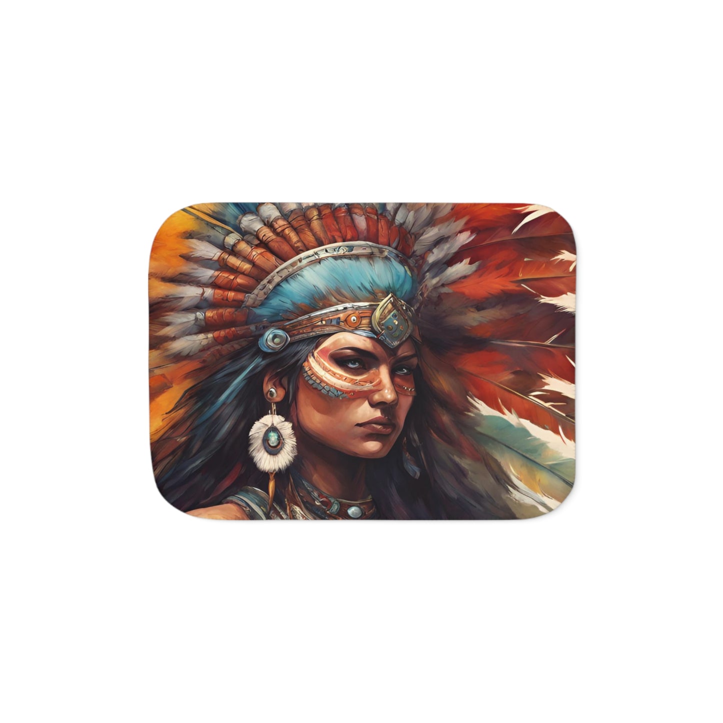 Sherpa Blanket, Two Colors Strong Women Adult/Teen Comes In Three Sizes Accessories Decor