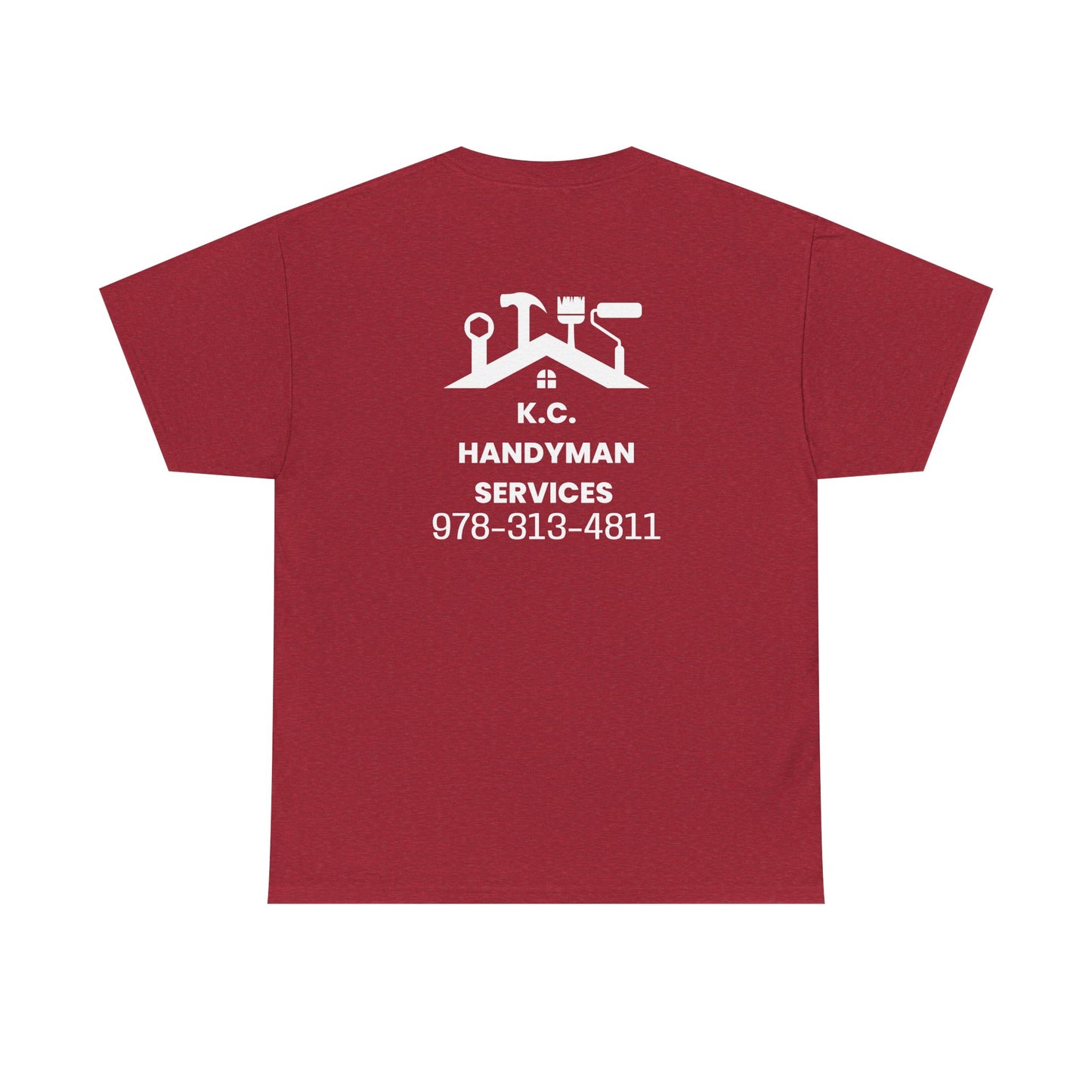 Handyman Service Tee - Unisex Heavy Cotton T-Shirt, Work Shirt, Contractor Apparel, DIY Gift, Home Repair Merchandise