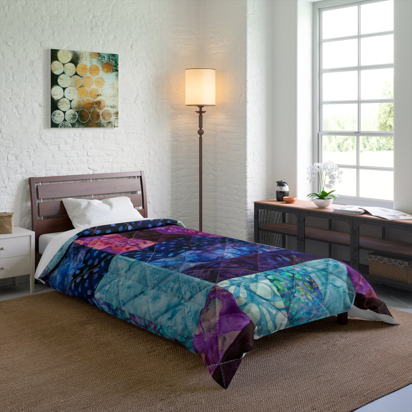 Comforter Not True Quilt Its Printed If You Would Like This Turned Into a Set Call 1-603-377-1833 Thank You
