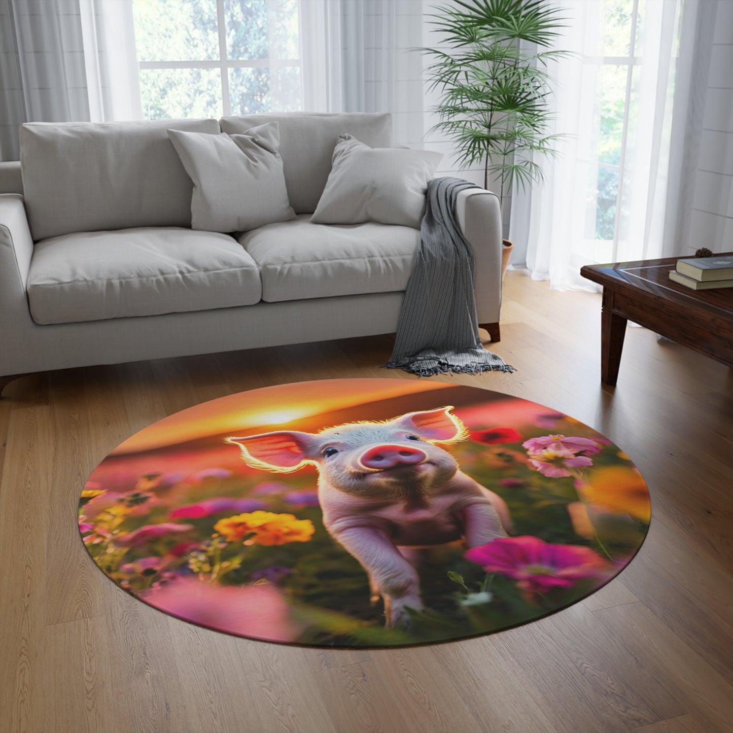 Round Rug Has Matching Products Sold Separate, If you want a Matching Products That Youd Like Me to Make in a Certain Print That's Not Listed Call or if you'd like to Choose Your Own Print No Charge No Problem