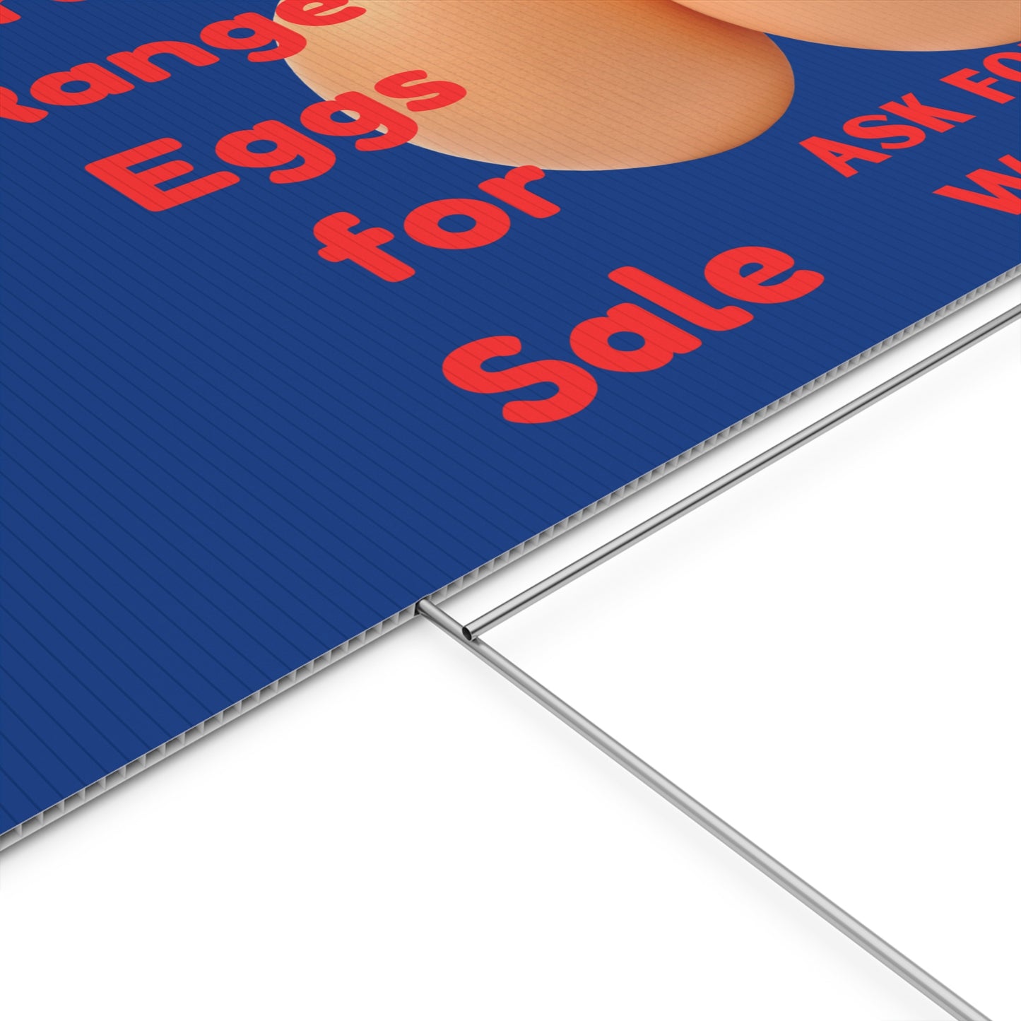 Plastic Yard Sign