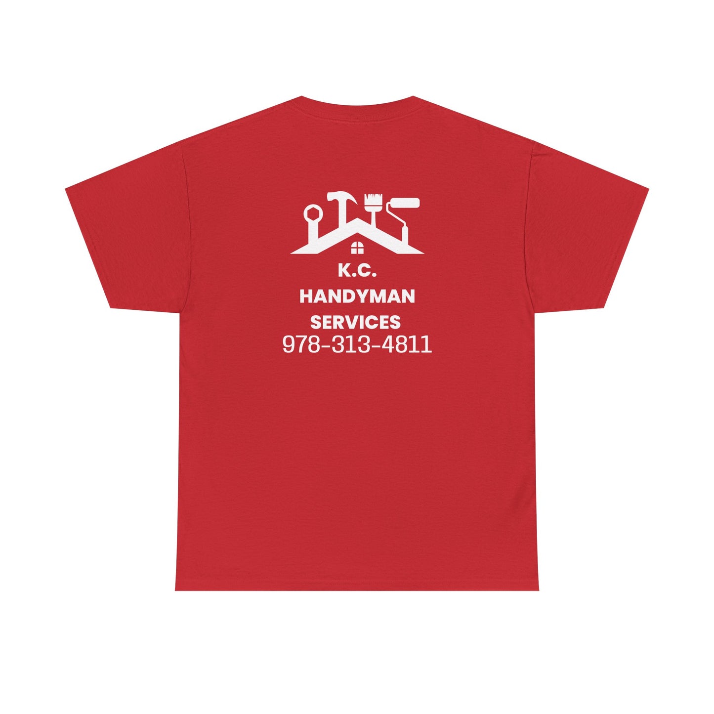 Handyman Service Tee - Unisex Heavy Cotton T-Shirt, Work Shirt, Contractor Apparel, DIY Gift, Home Repair Merchandise