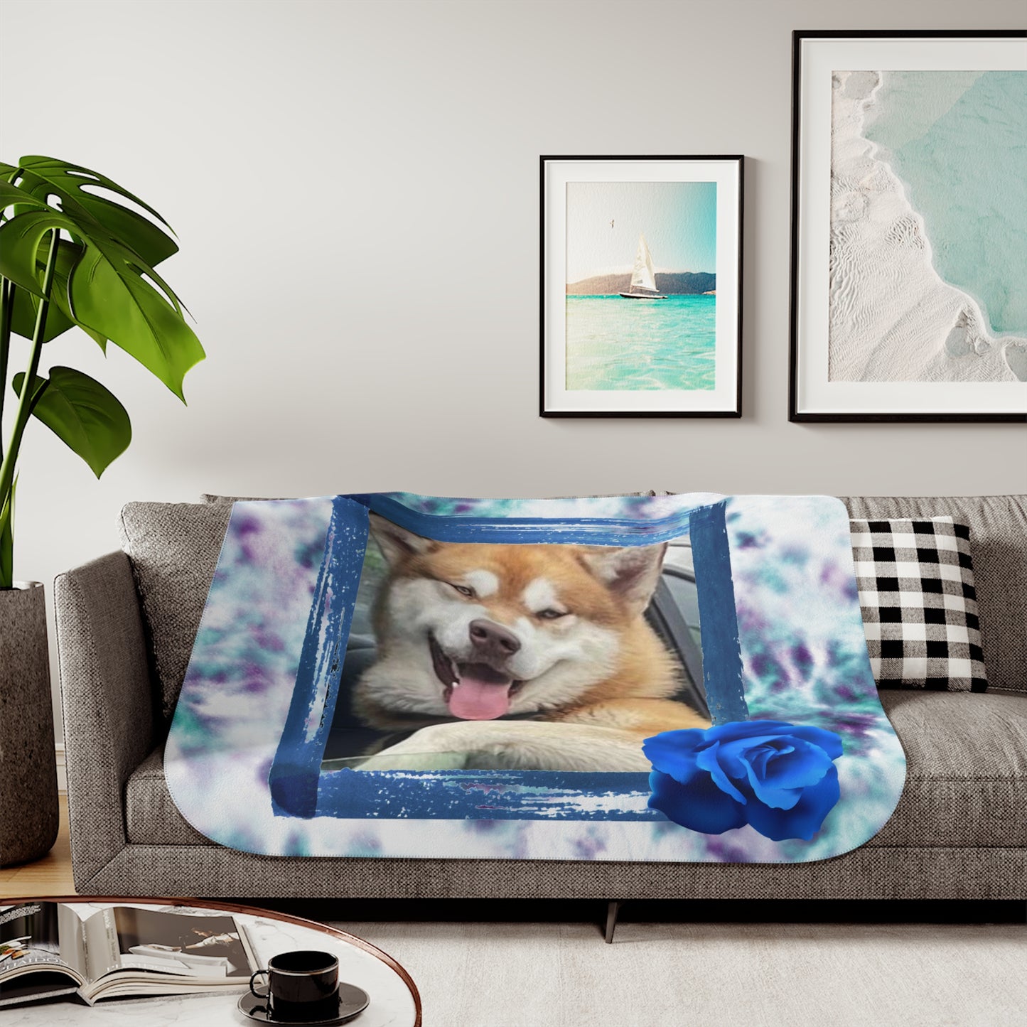 Sherpa Blanket, If You Want This Image Made into A Bedroom Set ( no extra fee ) call for details 603-377-1833