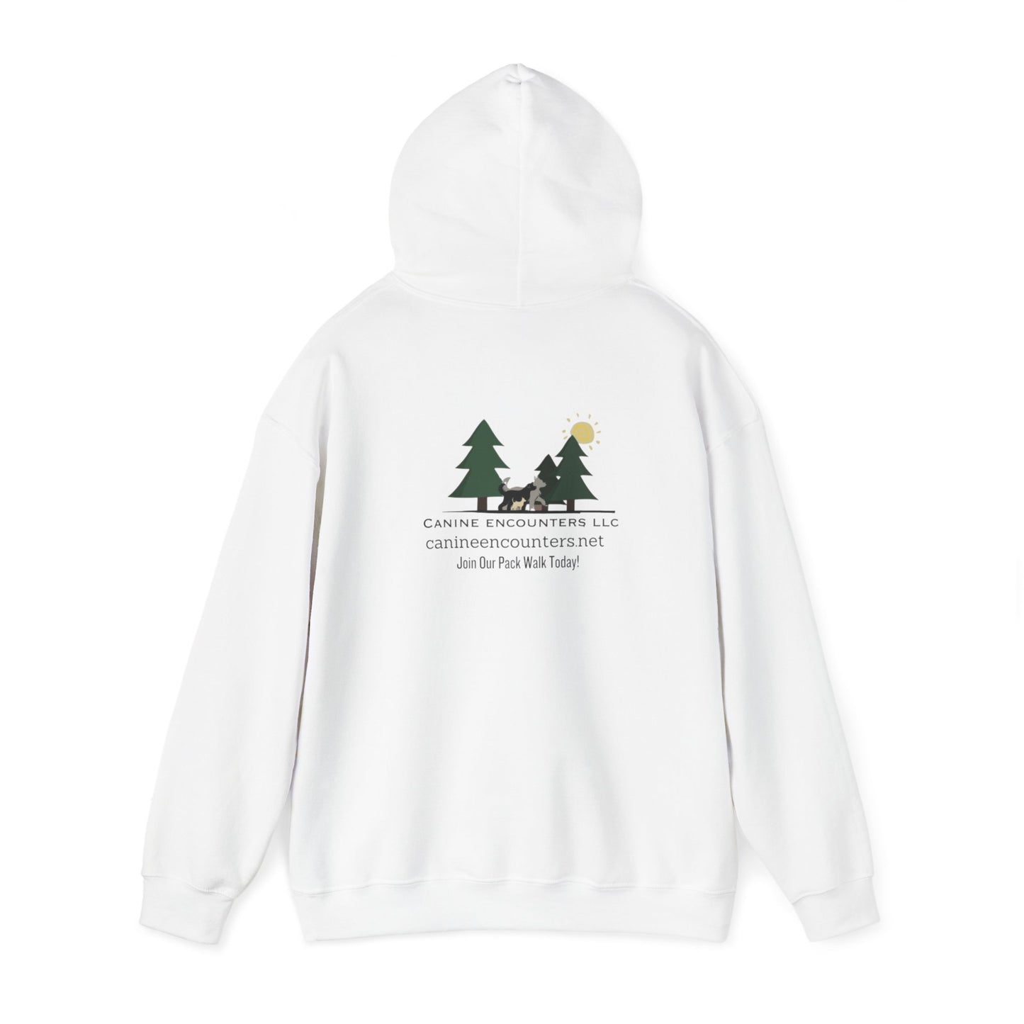 New Hoodie with New Edits Design on Back Unisex Heavy Blend™ Hooded Sweatshirt
