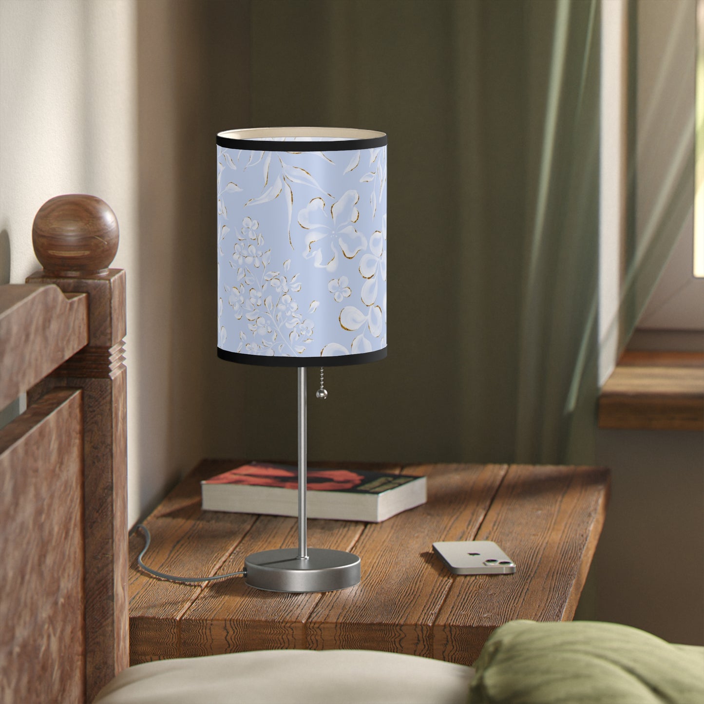 Lamp on a Stand, US|CA plug Has a Complete Set Sold Separate. Choose Your Own Image Free of Charge Just Call 1-603-377-1833