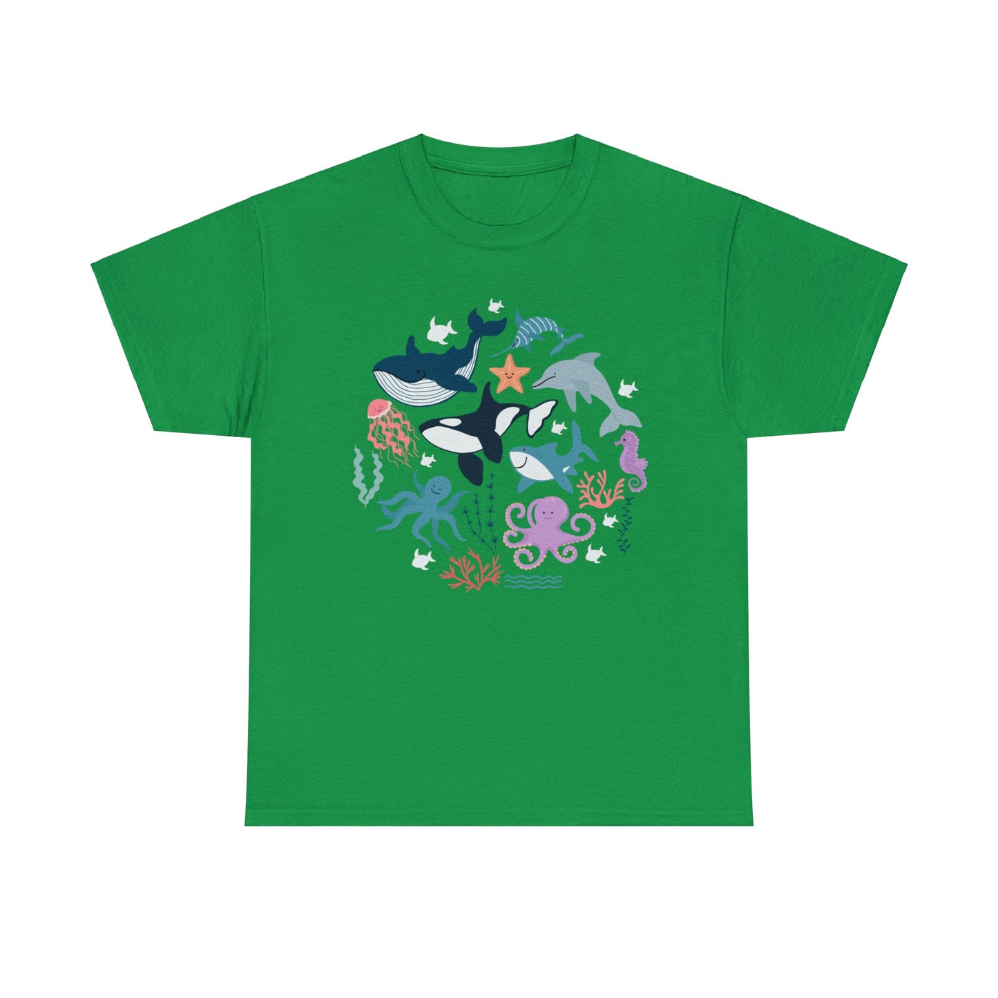 Unisex Heavy Cotton Tee Adult/Teen Activewear Shirt Comes In Many Colors