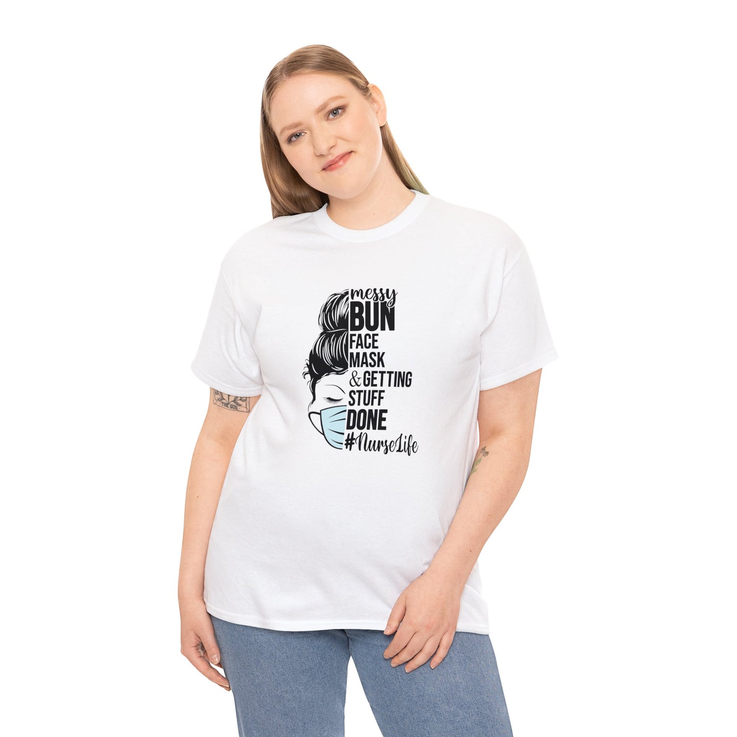 Unisex Heavy Cotton Tee Adult Activewear Available In A Couple Colors