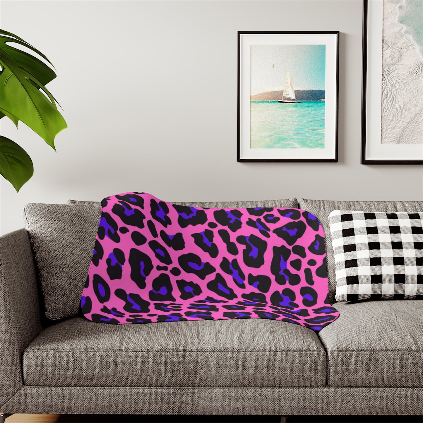 Sherpa Blanket, Two Colors Adult/Teen/Kids Accessories Decor Add Your Initials Or Name Call 603-377-1833 For Details