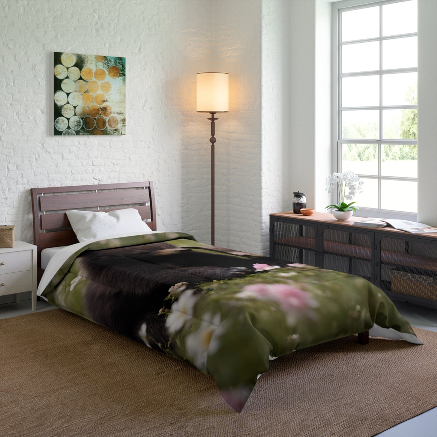 Comforter Has Matching Products Comforter 2 Pillow Shams and Lamp with Shipping is Under 268$, Rugs and Curtains Coming 3/1/24 Adult - Children Accessories Decor