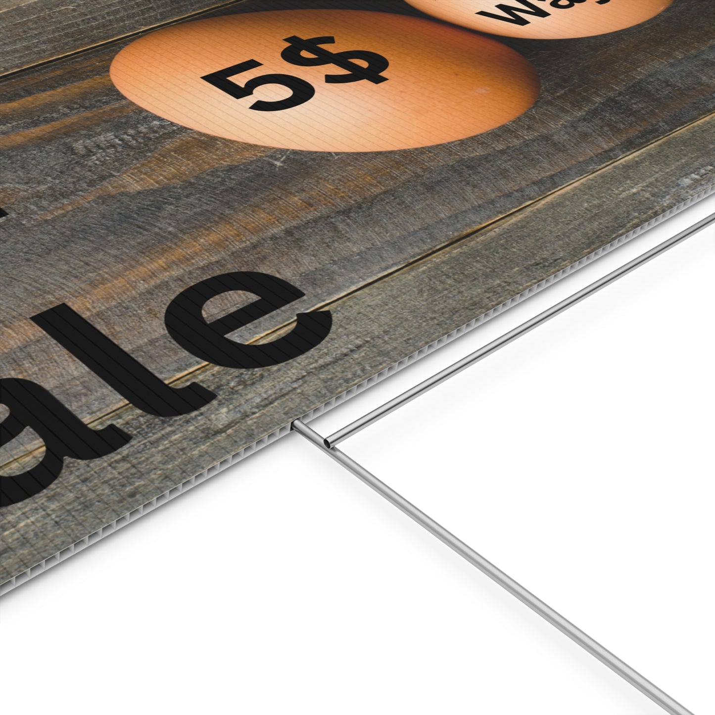 Plastic Yard Sign 36 x 24