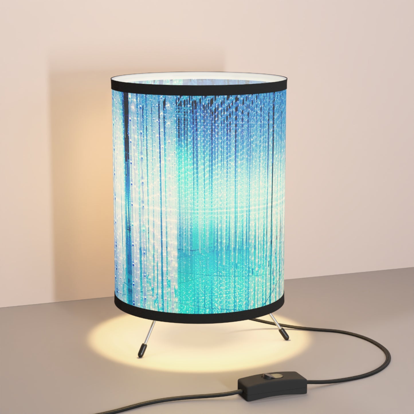 Tripod Lamp with High-Res Printed Shade, US\CA plug Has Matching Products Comforter 2 Pillow Shams and Lamp with Shipping is Under 268$, Rugs and Curtains Coming 3/1/24 Adult - Children Accessories Decor