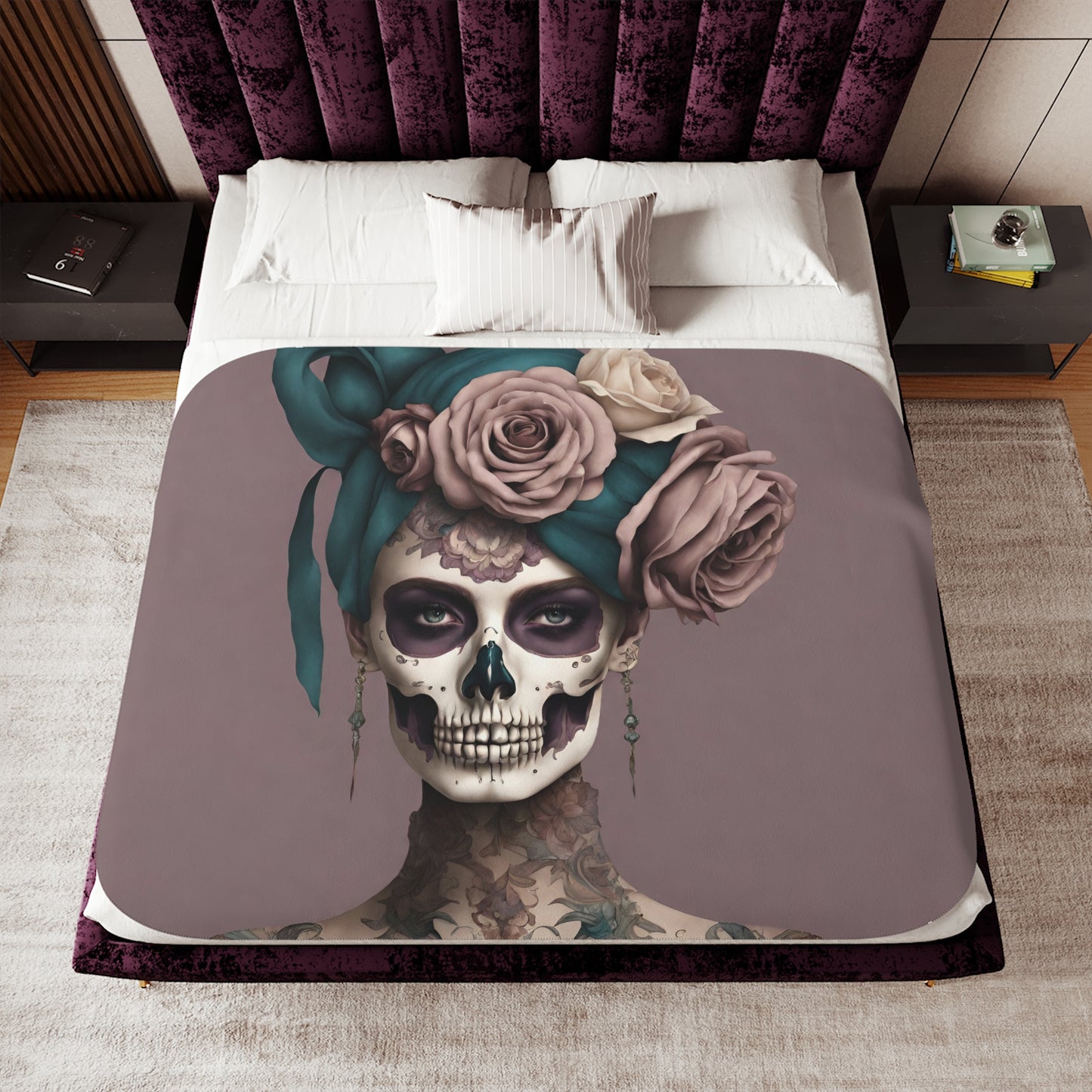 Sherpa Blanket, If You Want This Image Made into A Bedroom Set ( no extra fee ) call for details 603-377-1833