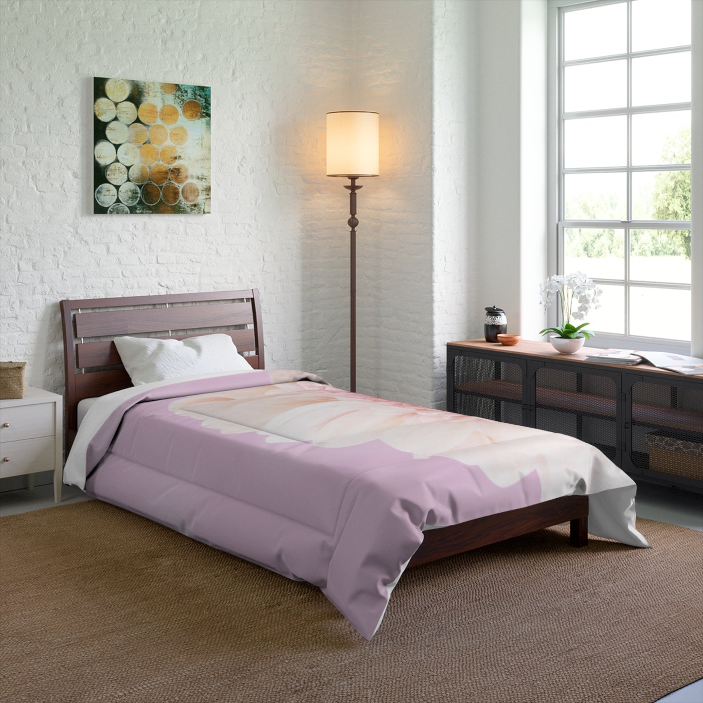 Comforter Has Matching Products Comforter 2 Pillow Shams and Lamp with Shipping is Under 268$, Rugs and Curtains Coming 3/1/24 Adult - Children Accessories Decor