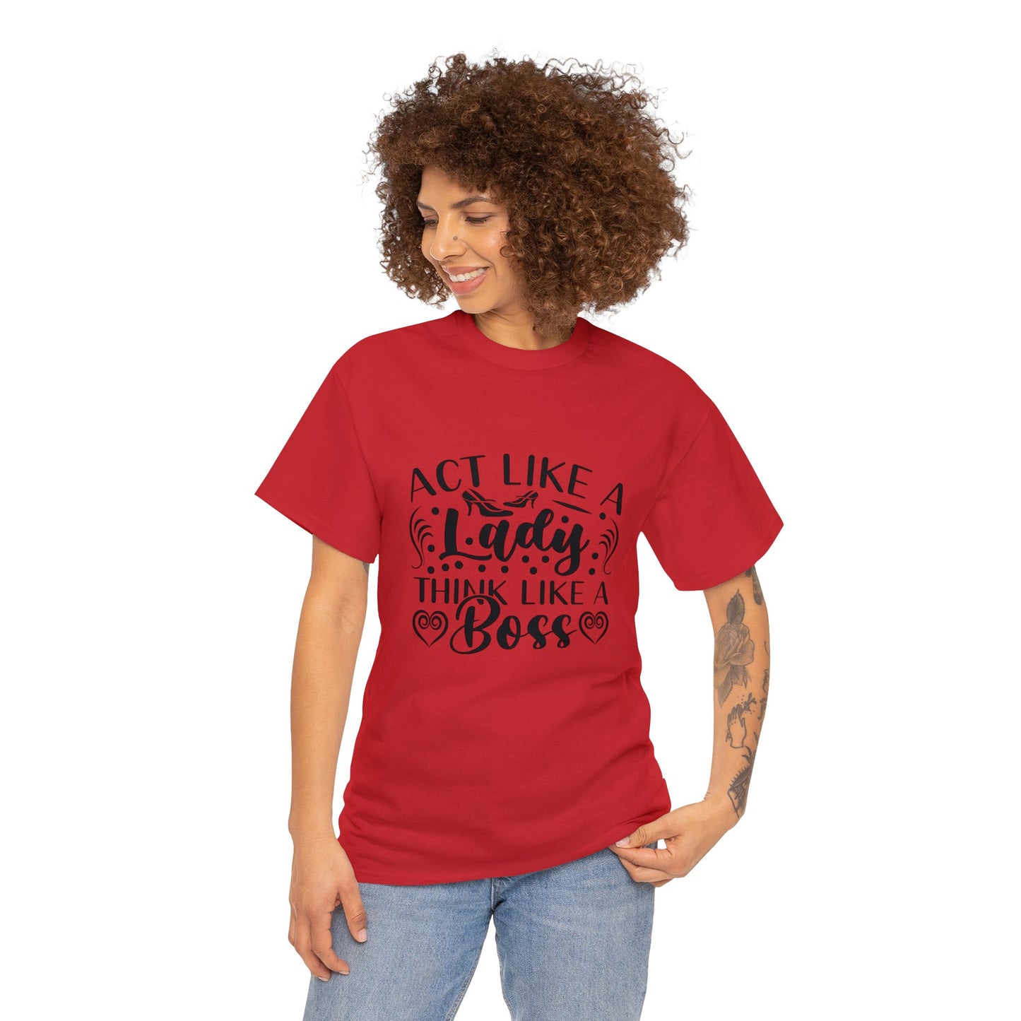 Unisex Heavy Cotton Tee Adult/Teen Activewear Comes In Various Colors