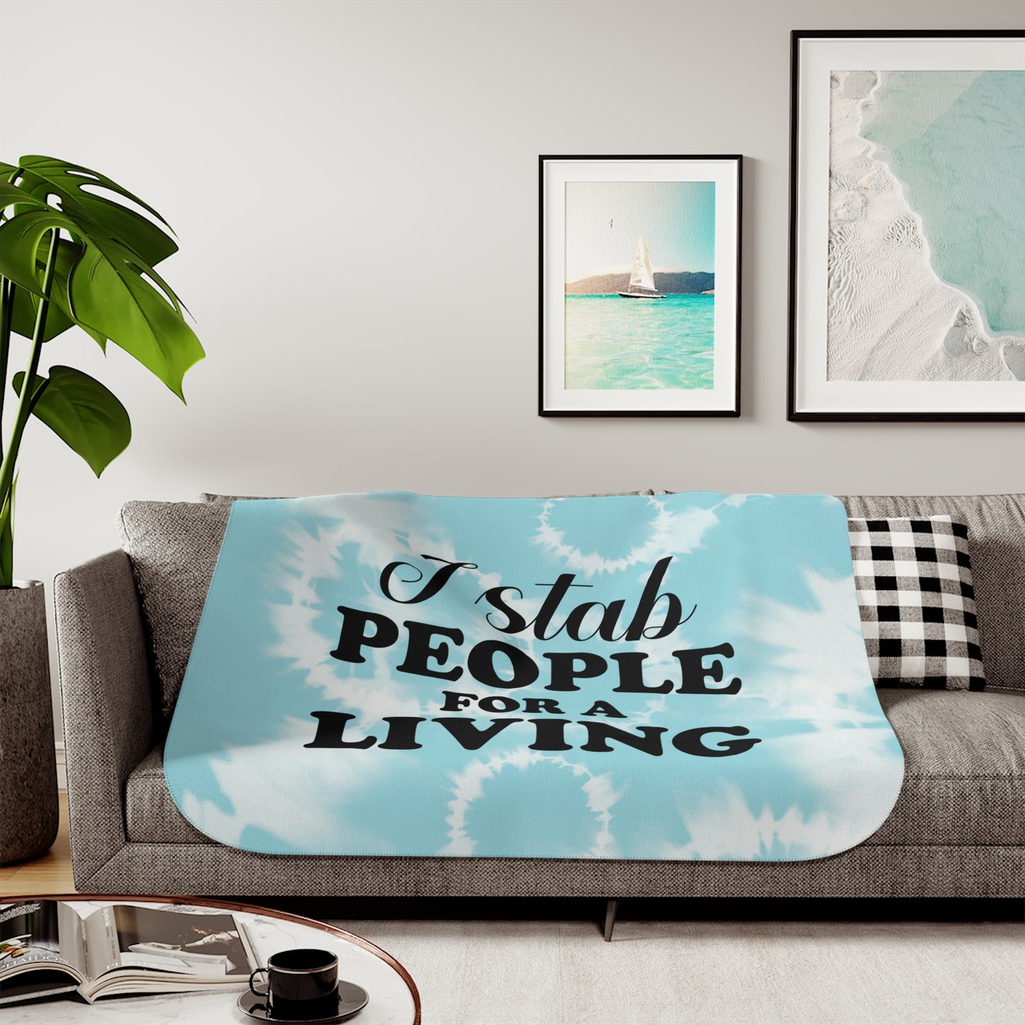 Sherpa Blanket, Two Colors Adult Accessories Decor