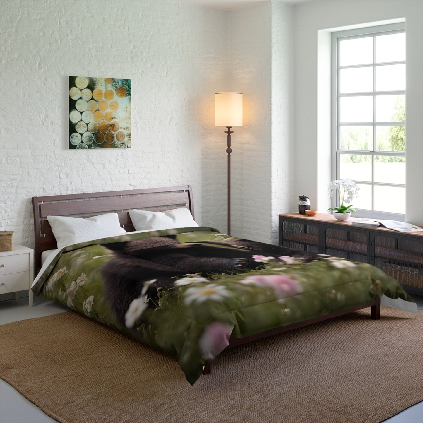 Comforter Has Matching Products Comforter 2 Pillow Shams and Lamp with Shipping is Under 268$, Rugs and Curtains Coming 3/1/24 Adult - Children Accessories Decor