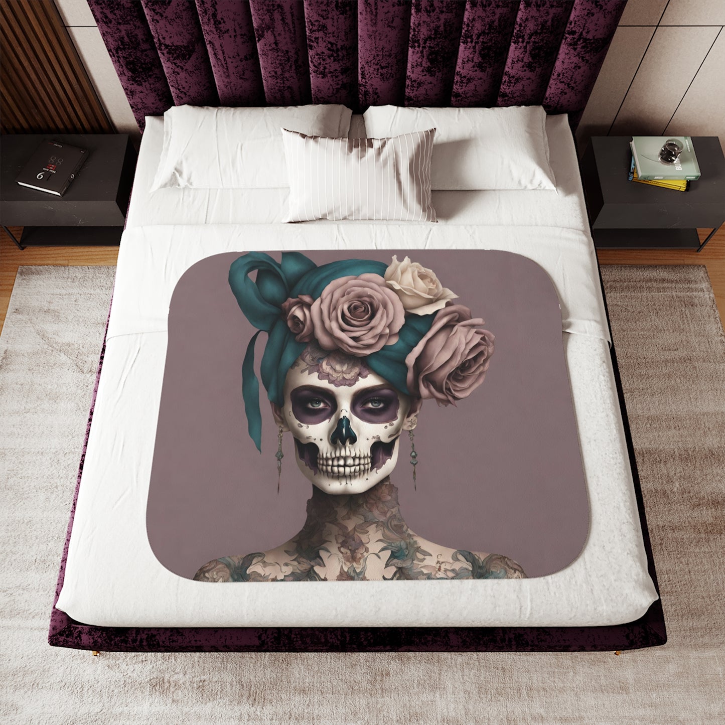 Sherpa Blanket, If You Want This Image Made into A Bedroom Set ( no extra fee ) call for details 603-377-1833