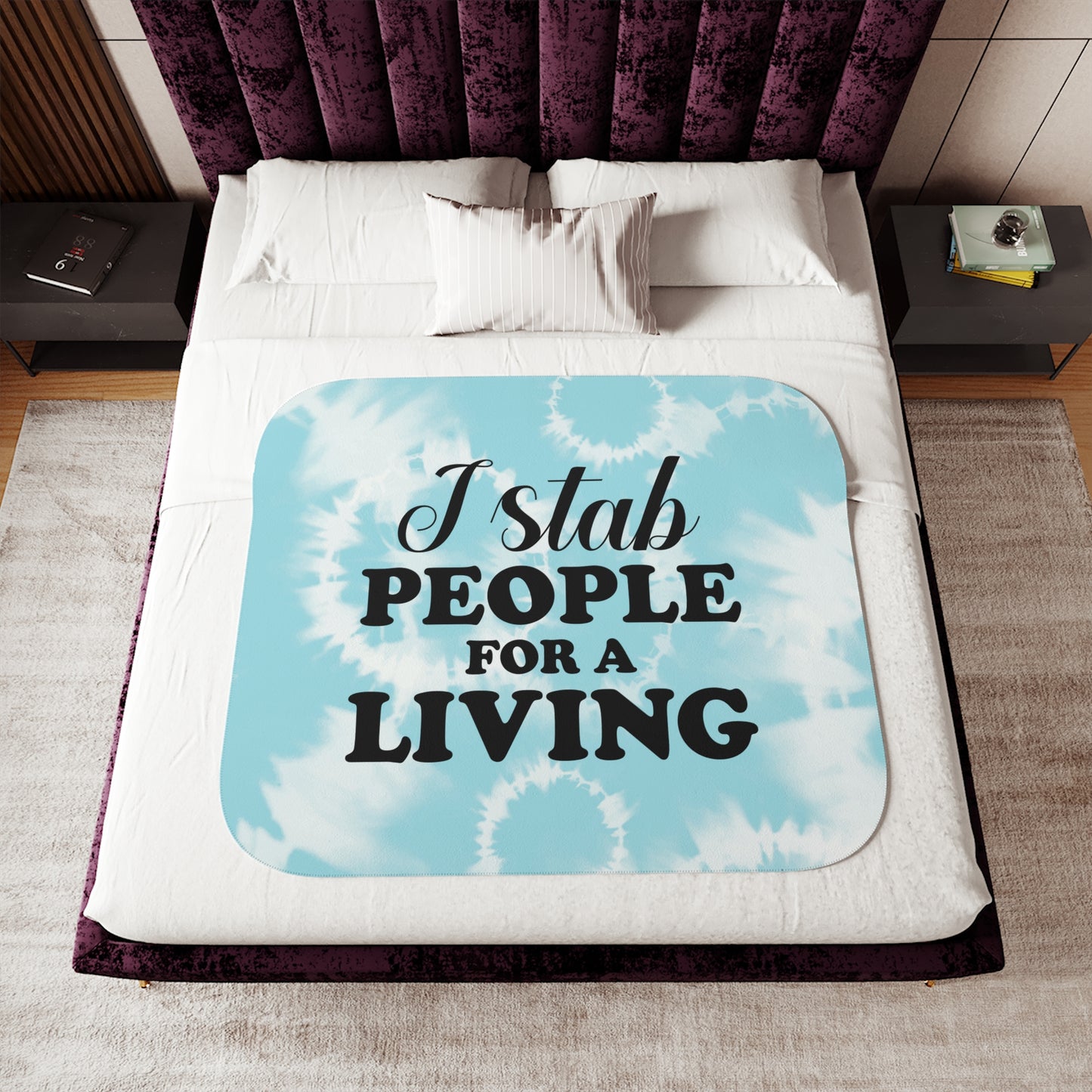 Sherpa Blanket, Two Colors Adult Accessories Decor