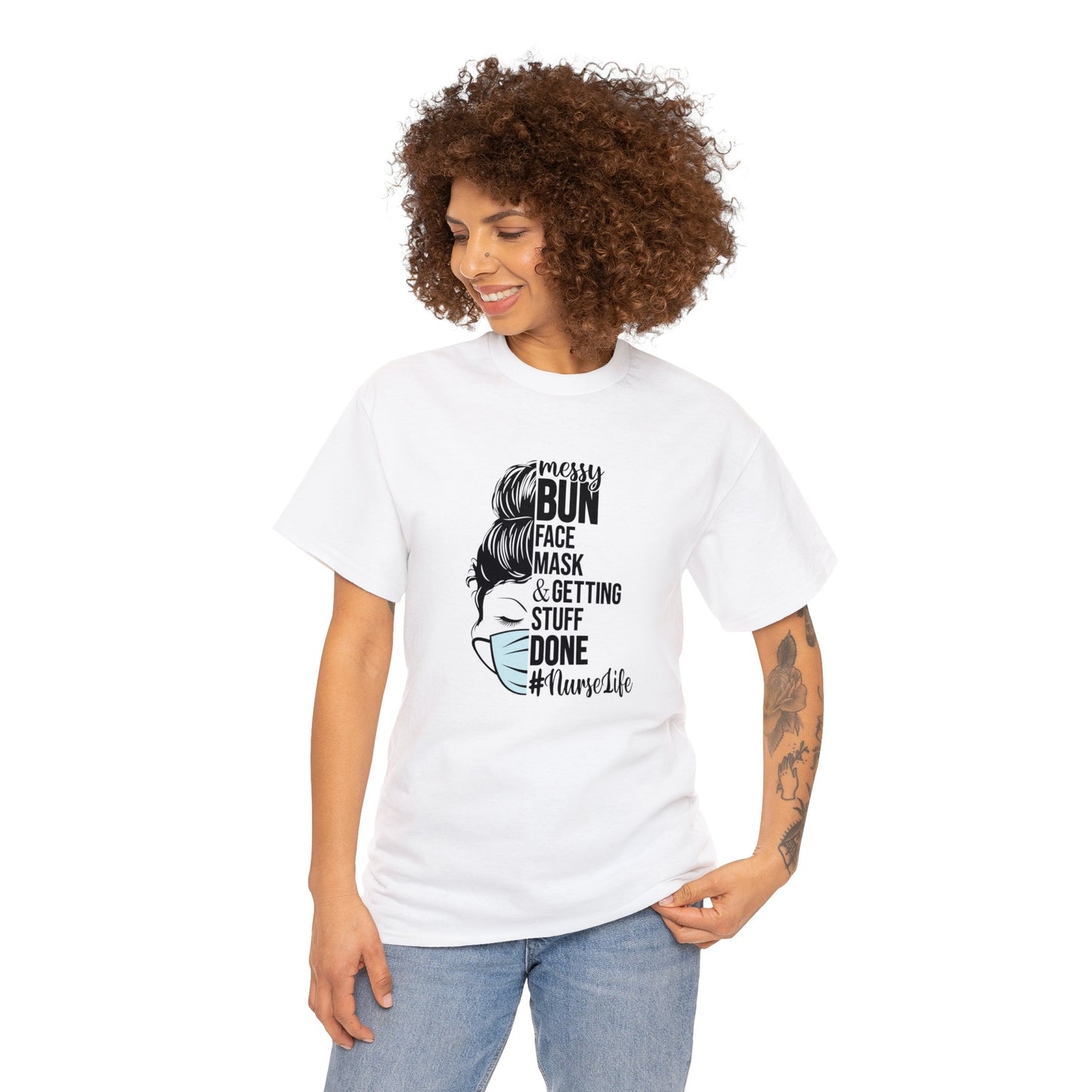 Unisex Heavy Cotton Tee Adult Activewear Available In A Couple Colors