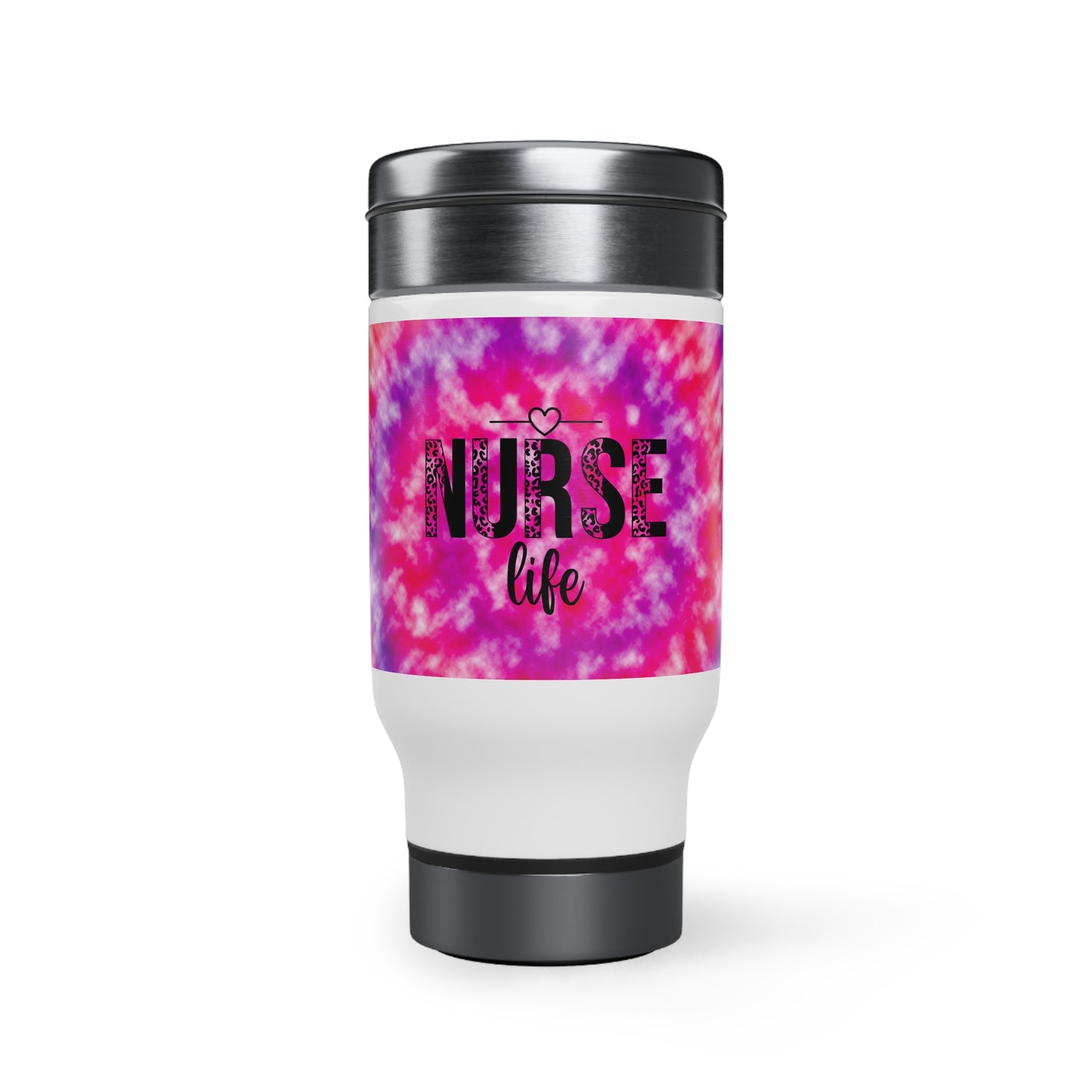 Stainless Steel Travel Mug with Handle, 14oz Adult Accessories