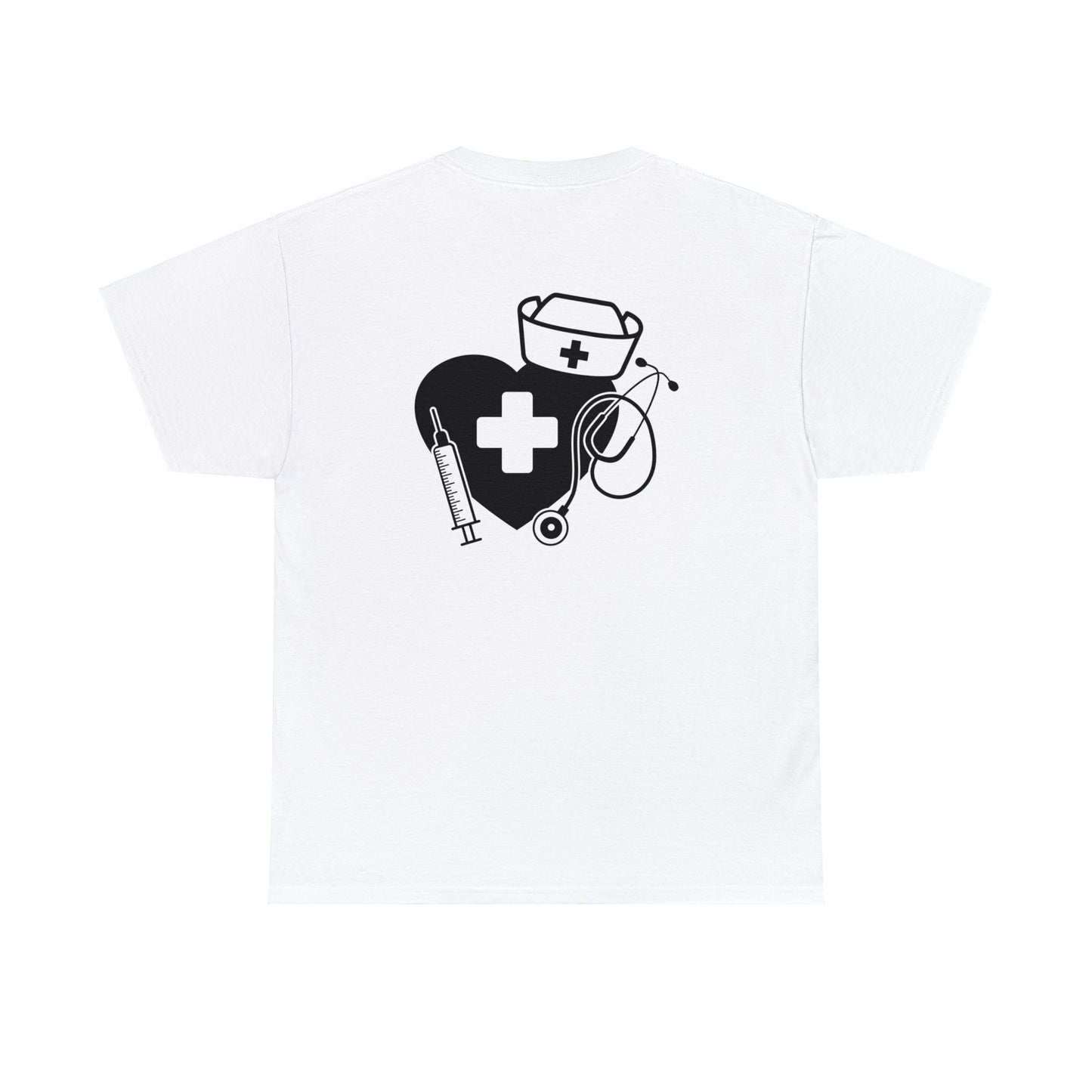 Unisex Heavy Cotton Tee Design On Back Adult Activewear Available In Various Colors Call 1-603-377-1833 For Details TY