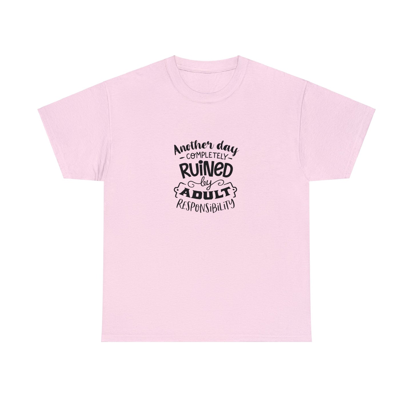 Unisex Heavy Cotton Tee Adult/Teen Activewear Comes In Various Colors