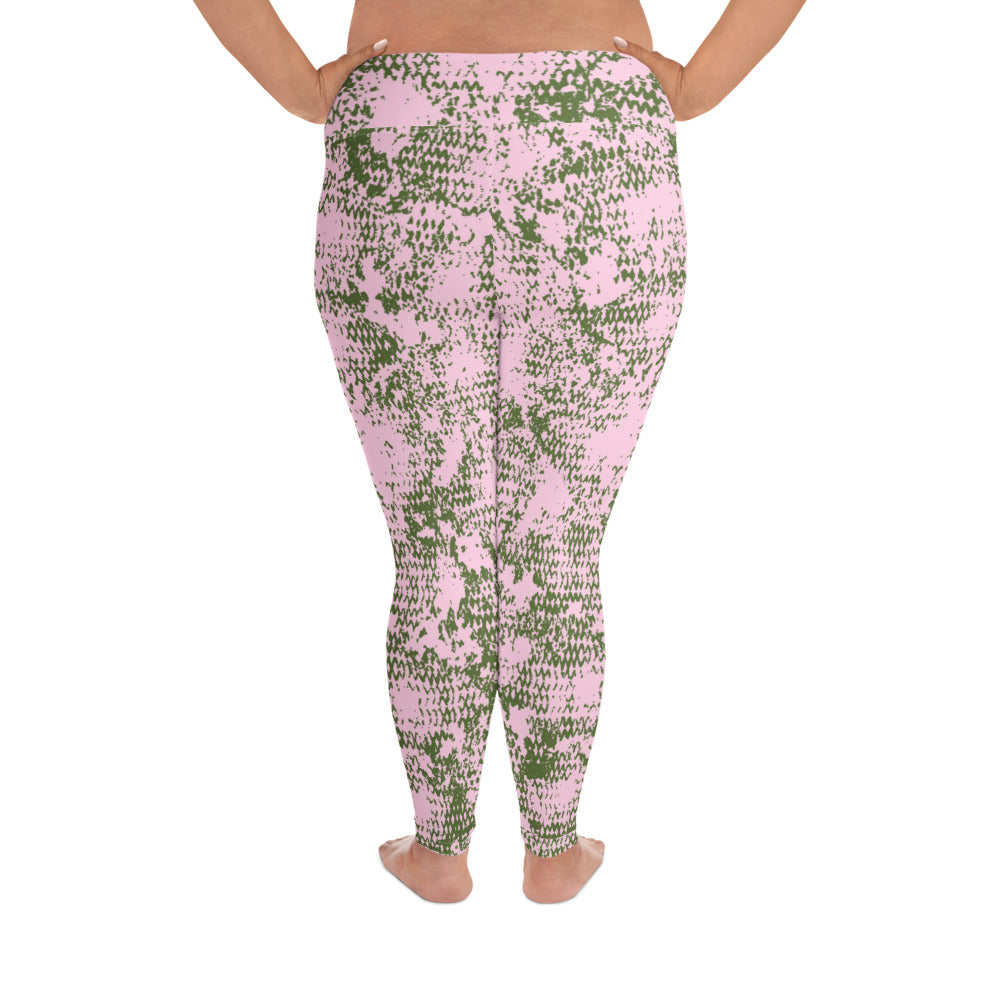 All-Over Print Plus Size Leggings Unisex Activewear Adult/Teen