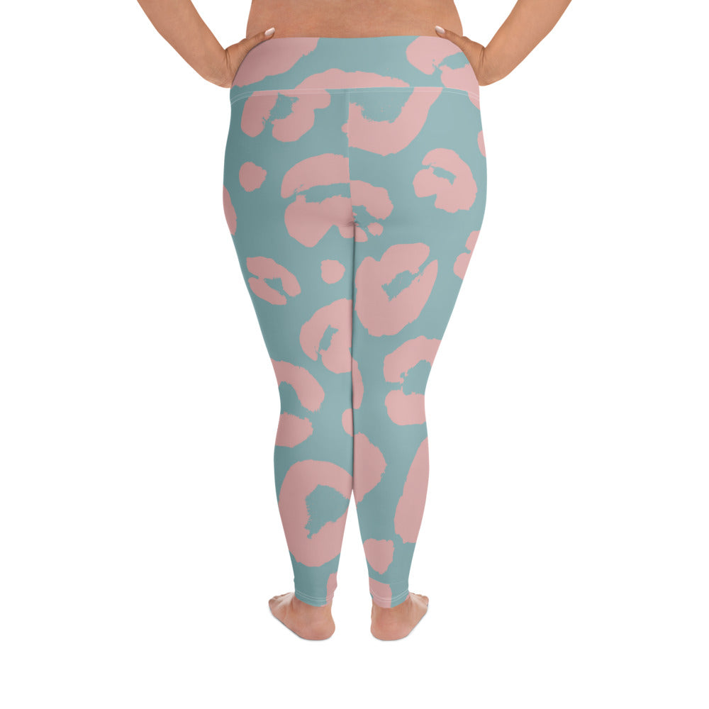 All-Over Print Plus Size Leggings Unisex Activewear Adult/Teen