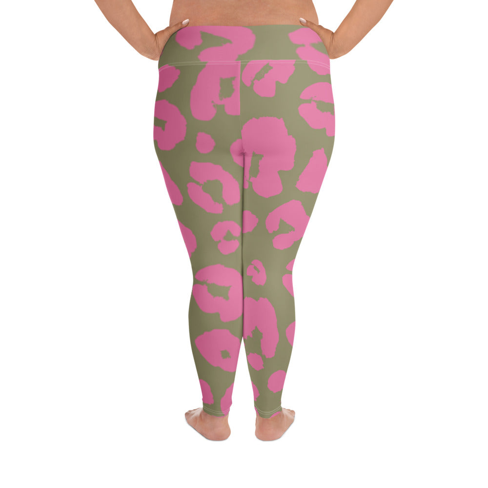 All-Over Print Plus Size Leggings Unisex Activewear Adult/Teen