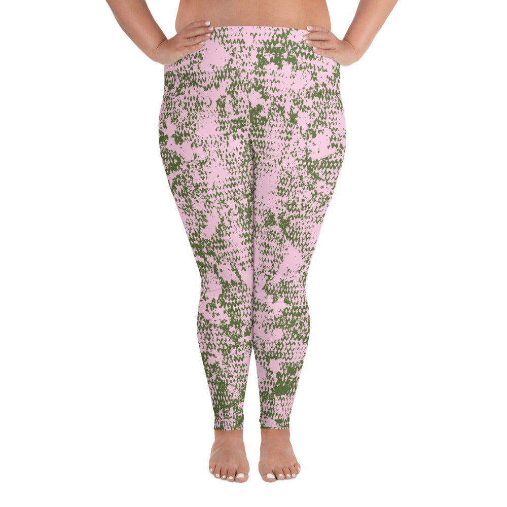 All-Over Print Plus Size Leggings Unisex Activewear Adult/Teen