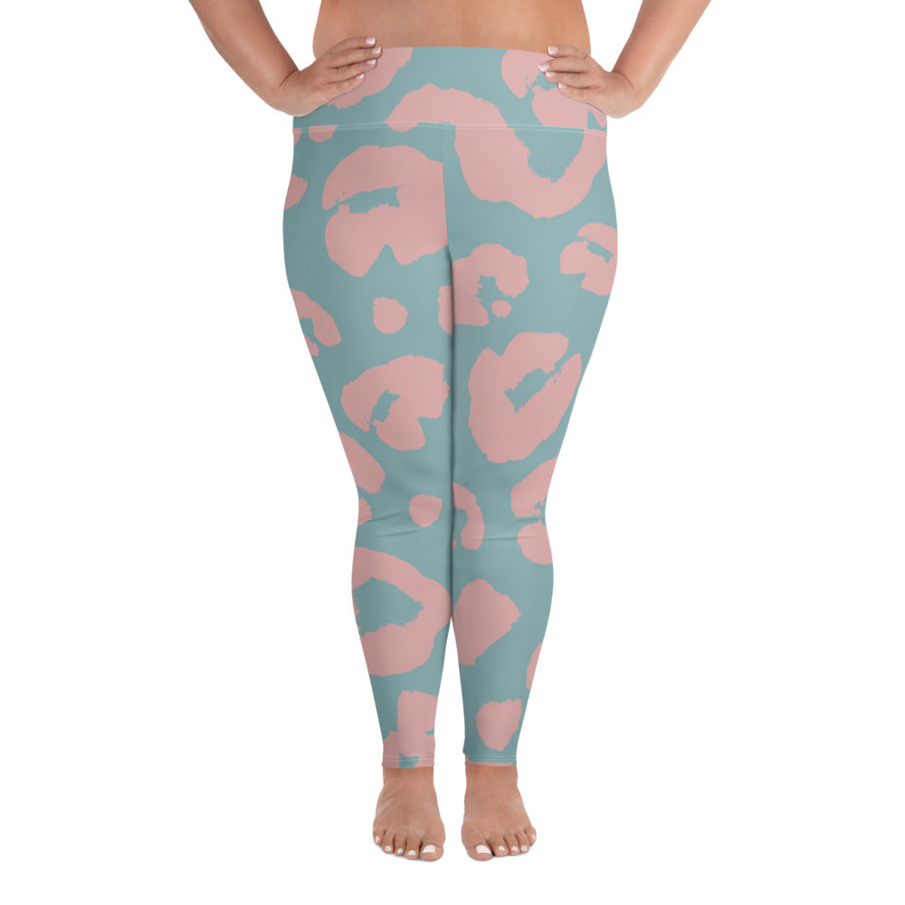 All-Over Print Plus Size Leggings Unisex Activewear Adult/Teen