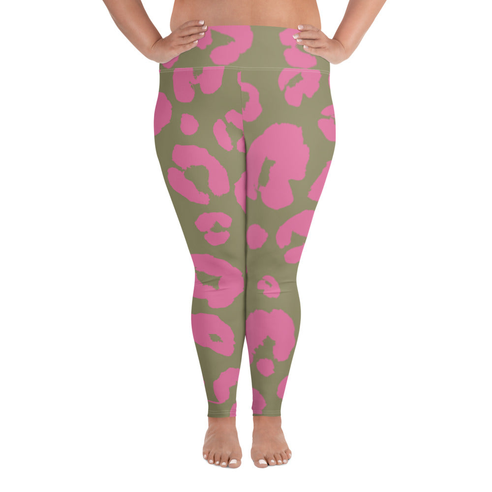 All-Over Print Plus Size Leggings Unisex Activewear Adult/Teen