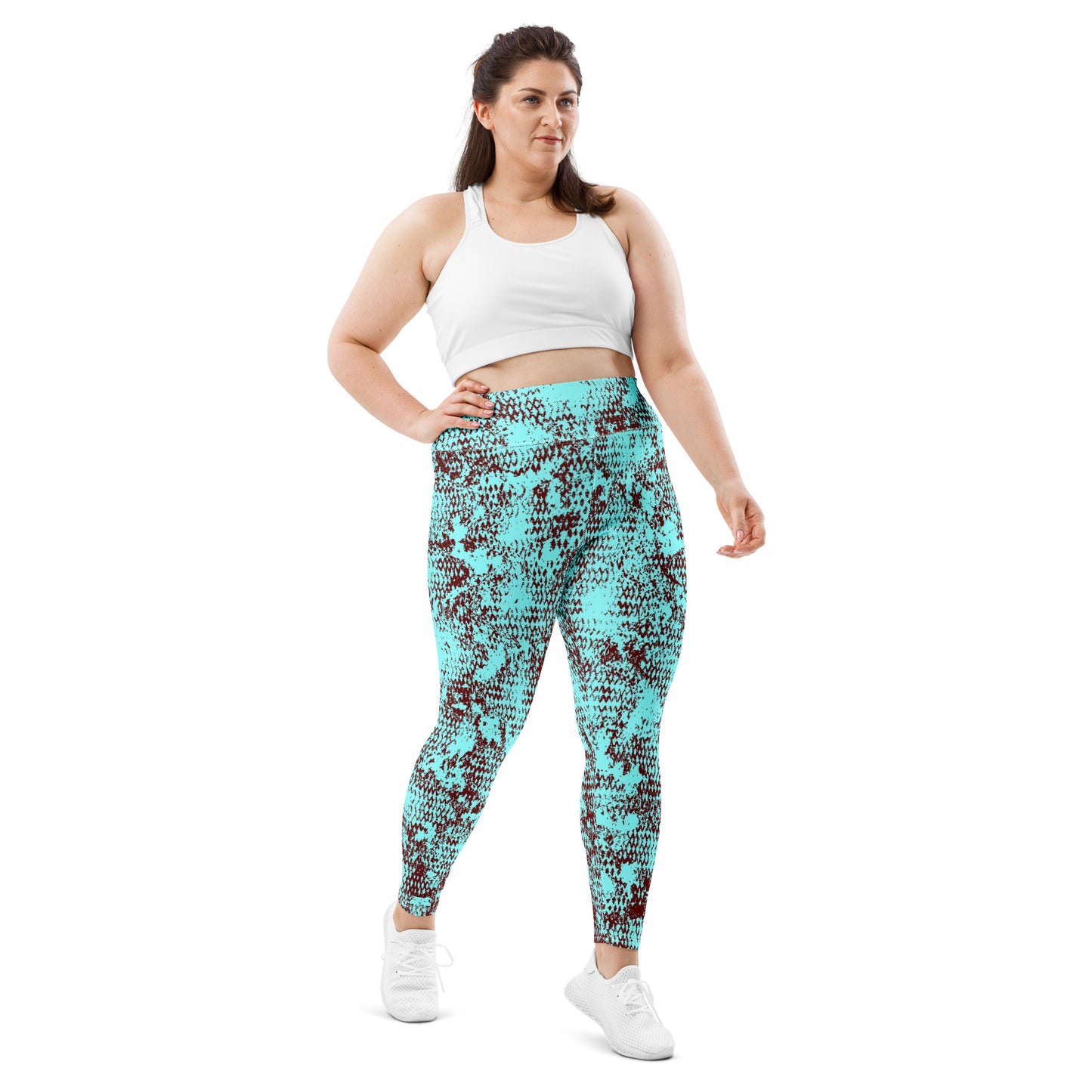 All-Over Print Plus Size Leggings Unisex Activewear Adult/Teen