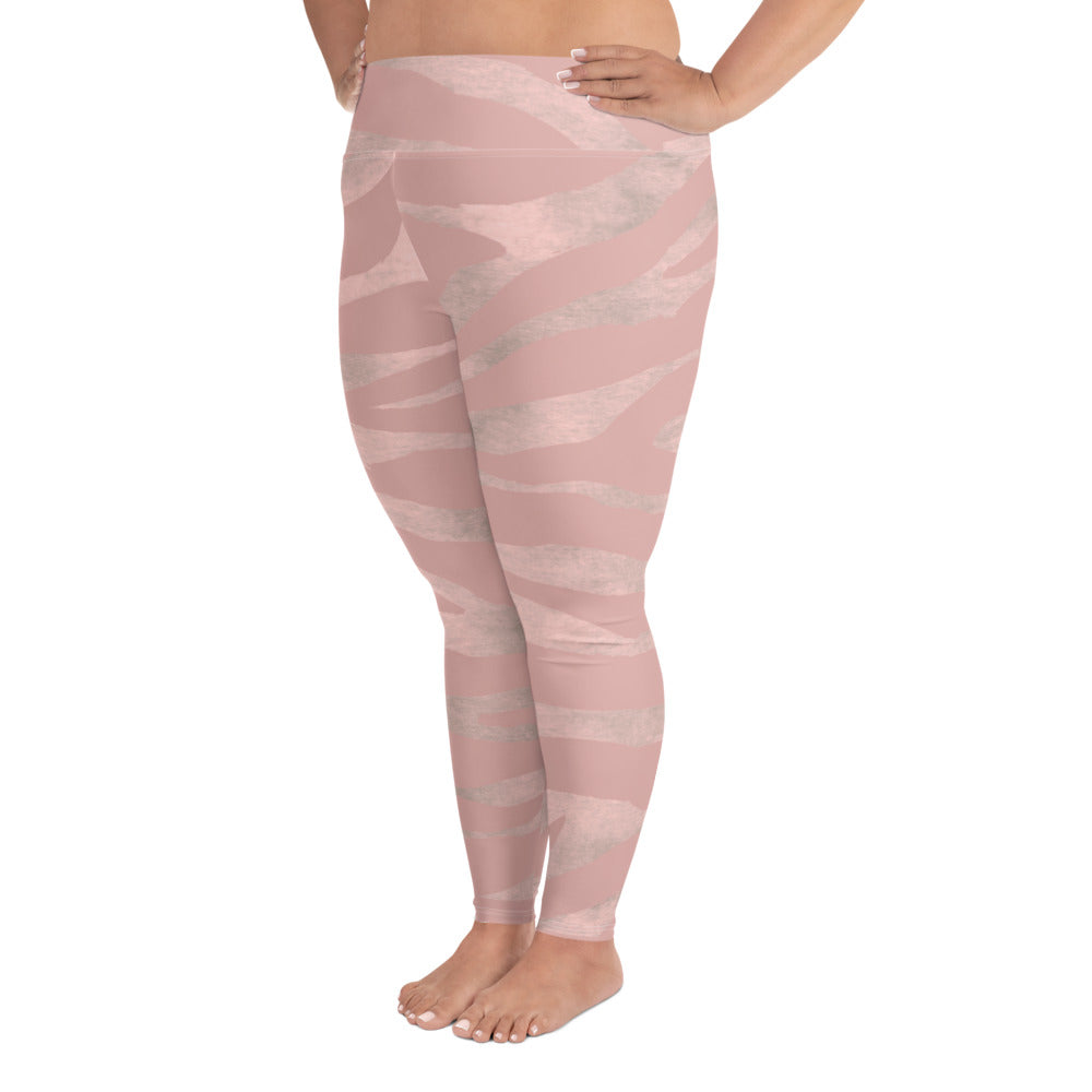 All-Over Print Plus Size Leggings Unisex Activewear Adult/Teen
