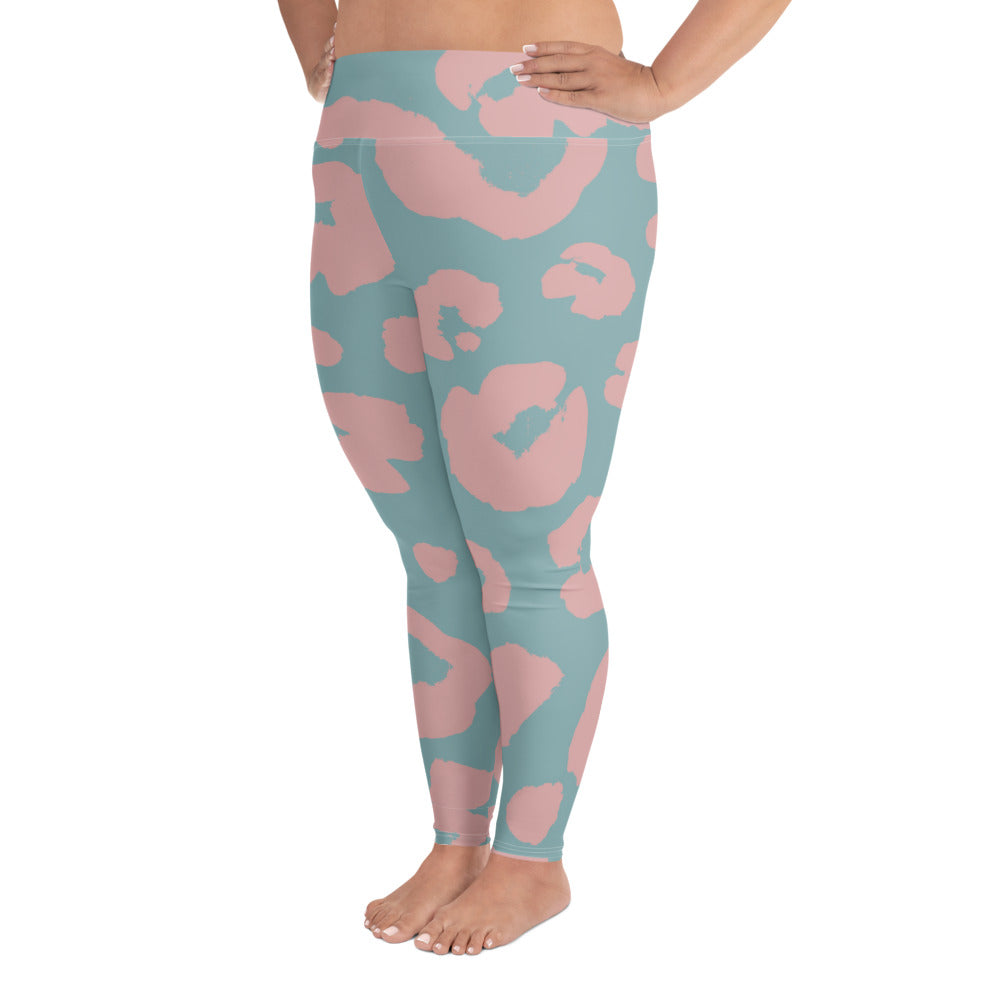 All-Over Print Plus Size Leggings Unisex Activewear Adult/Teen